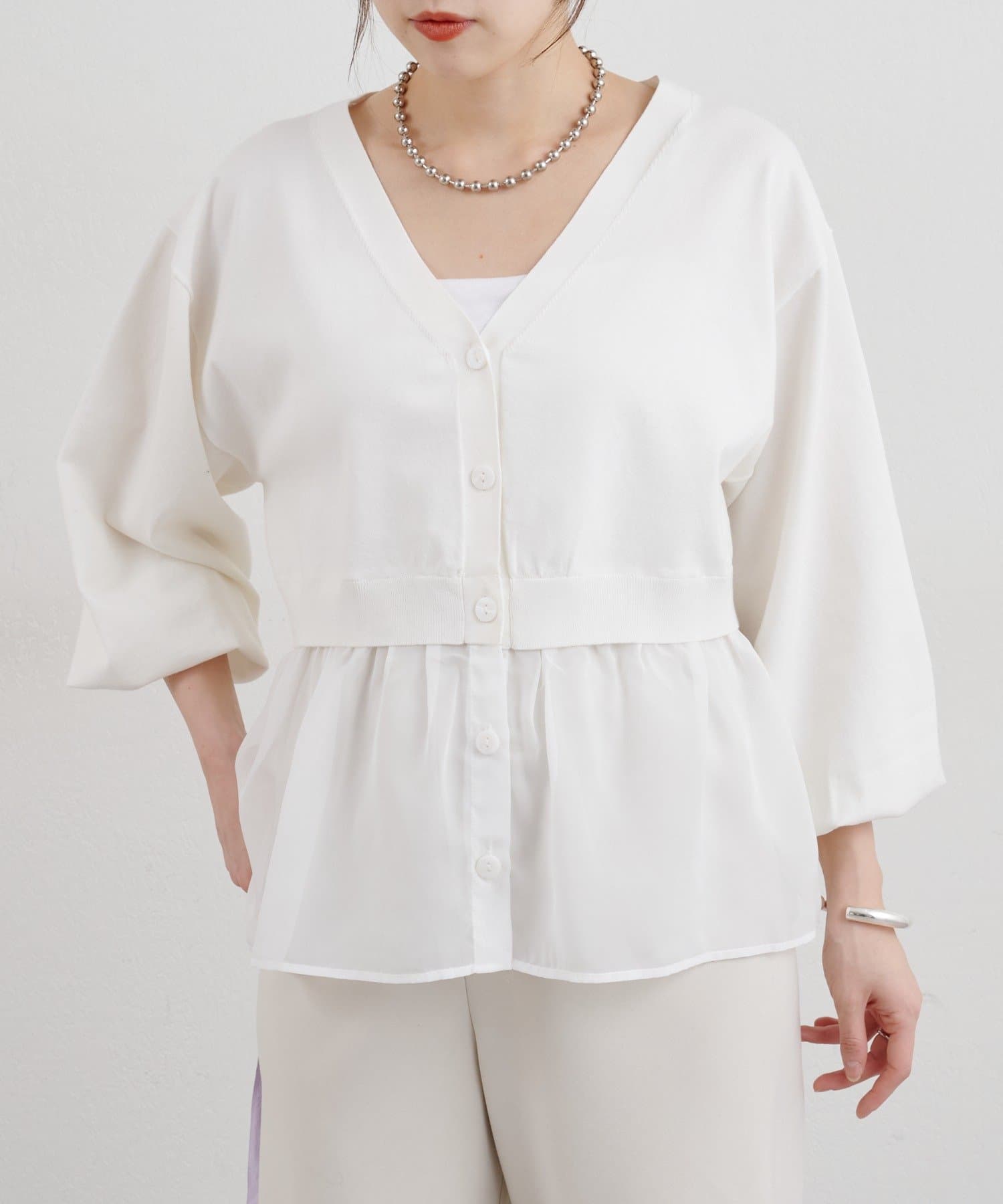 SHENERY(シーナリー) 【26SS予約】シアードッキングカーディガン