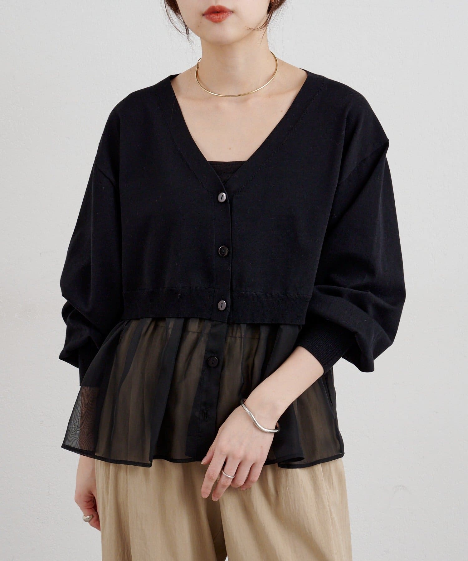 SHENERY(シーナリー) 【26SS予約】シアードッキングカーディガン