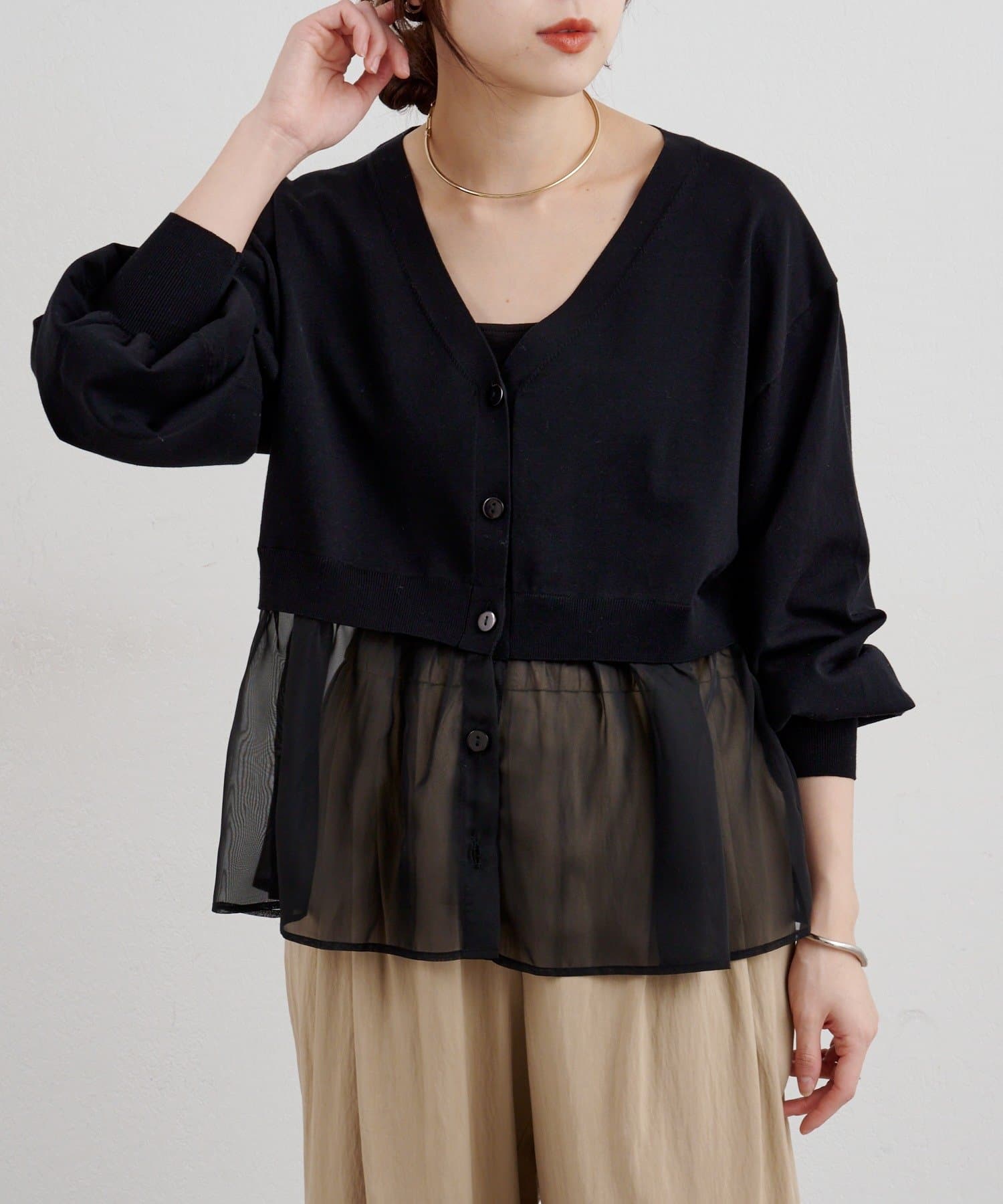 SHENERY(シーナリー) 【26SS予約】シアードッキングカーディガン