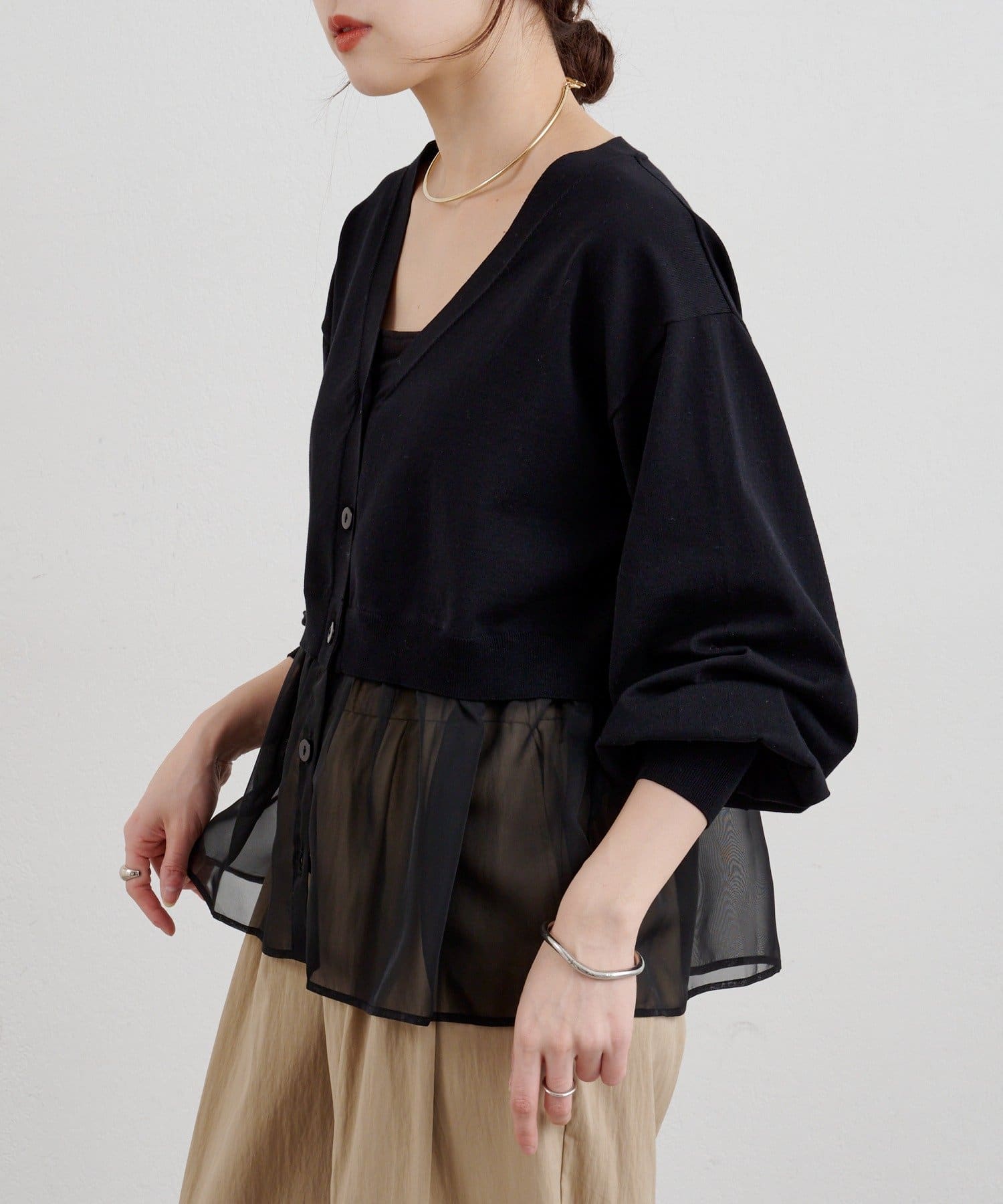 SHENERY(シーナリー) 【26SS予約】シアードッキングカーディガン