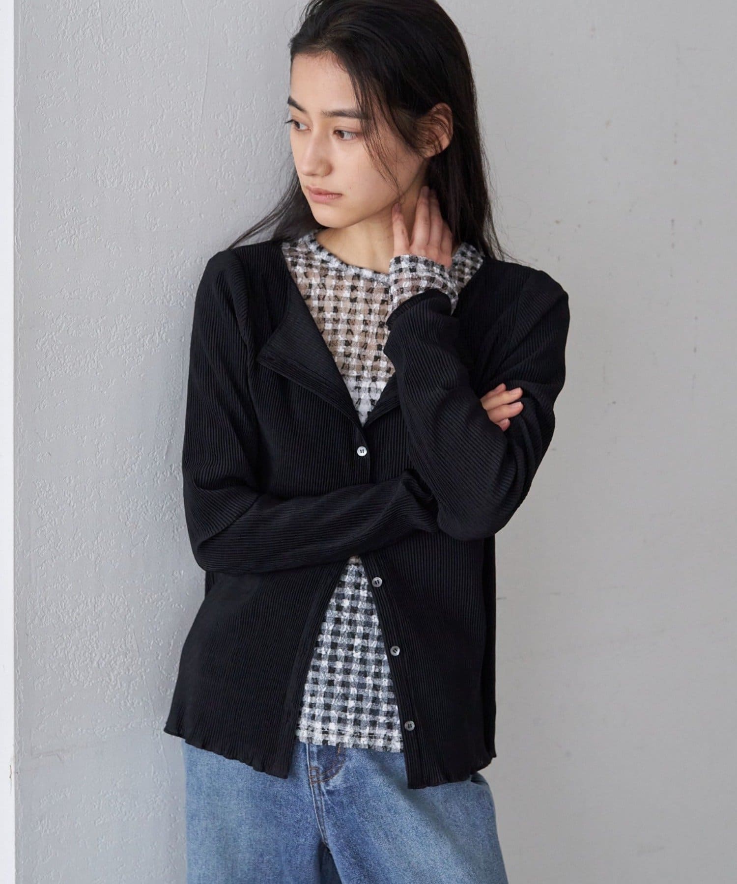 SHENERY(シーナリー) 【26SS予約】プリーツカーディガン