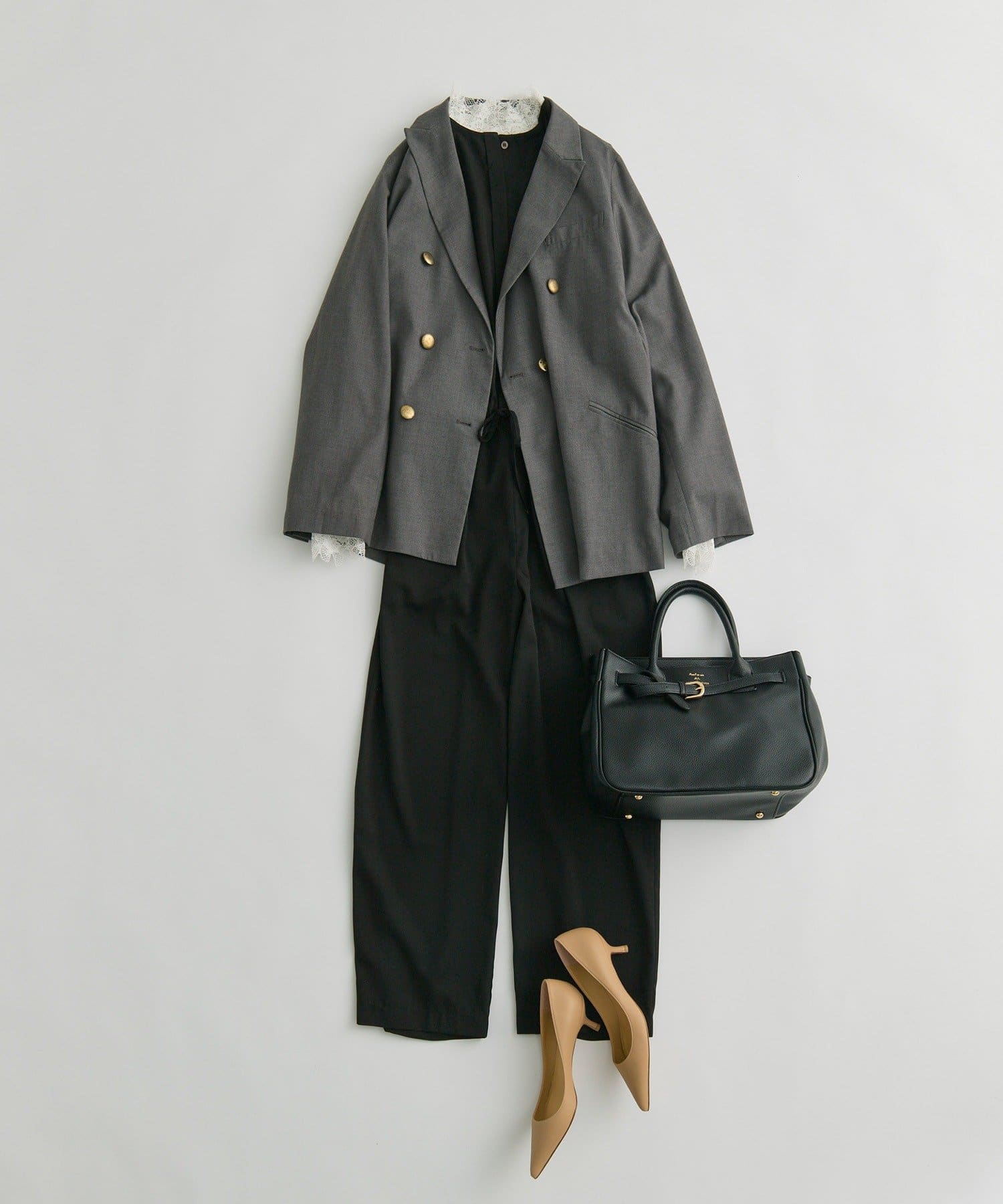 PUAL CE CIN(ピュアルセシン) ベルトデザイン2WAYバッグ