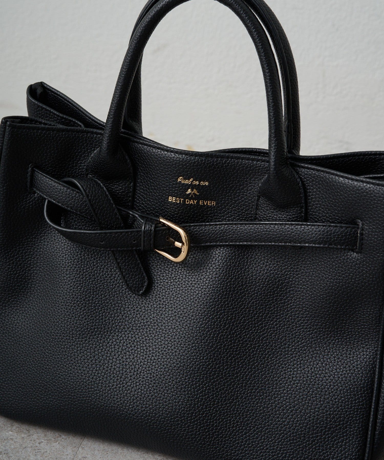 PUAL CE CIN(ピュアルセシン) ベルトデザイン2WAYバッグ