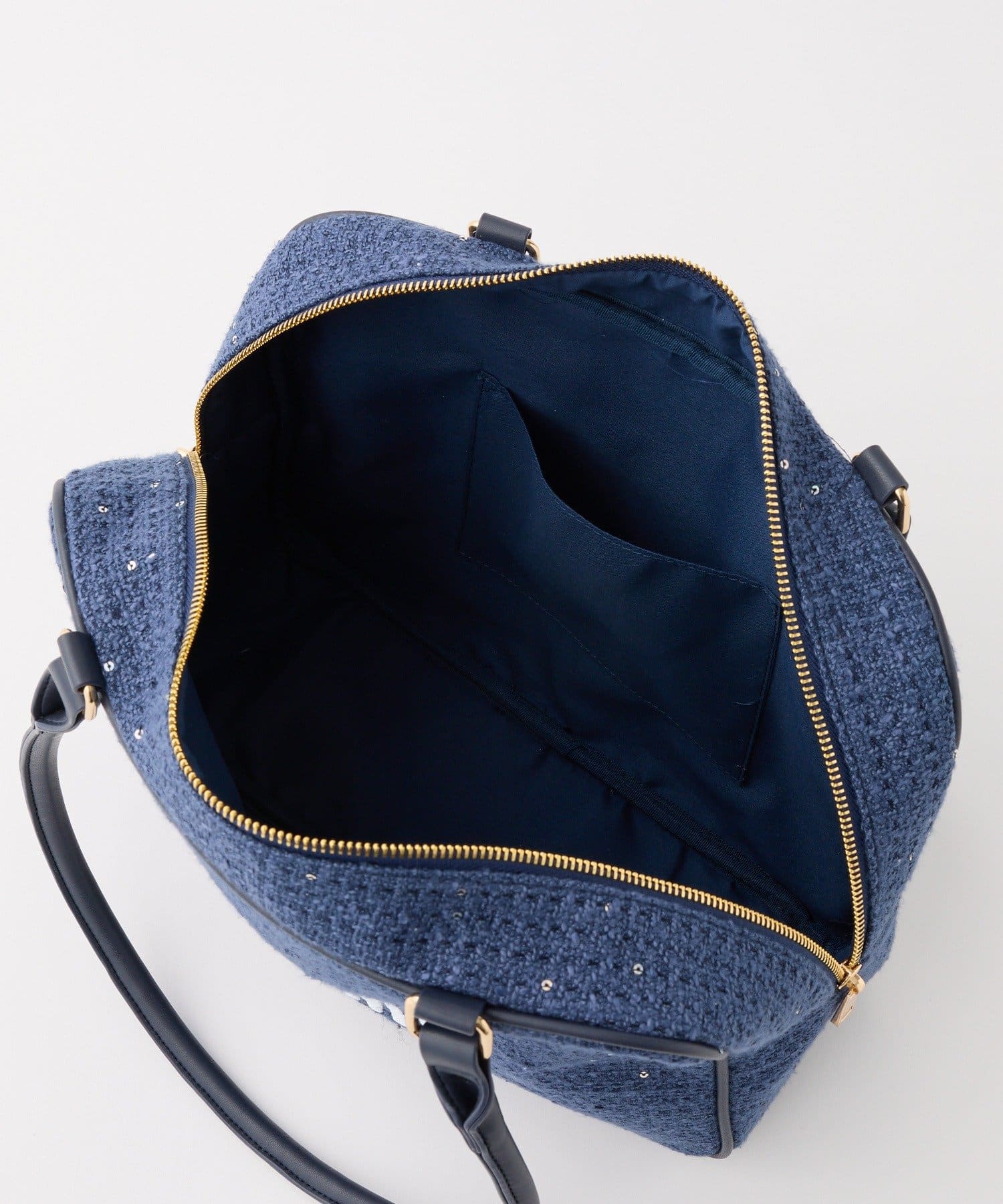 Seemi.by NICE CLAUP(シーミーバイナイスクラップ) 【Seemi】ツイードスクエアボストンバック