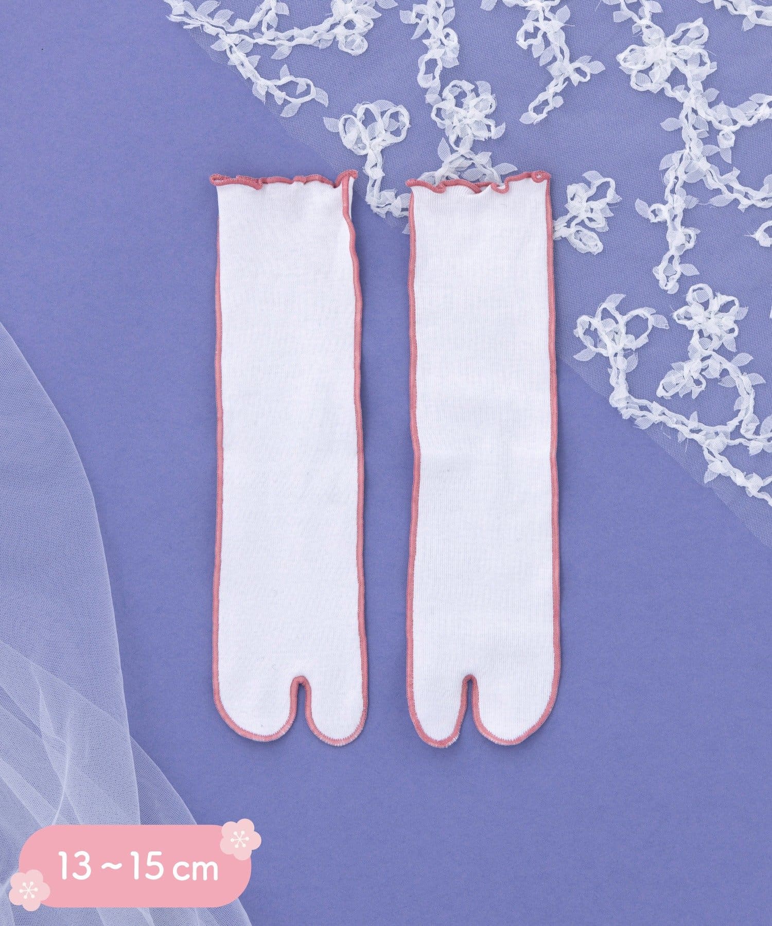 3COINS(スリーコインズ) 足袋ソックス：13～15cm／ひな祭り