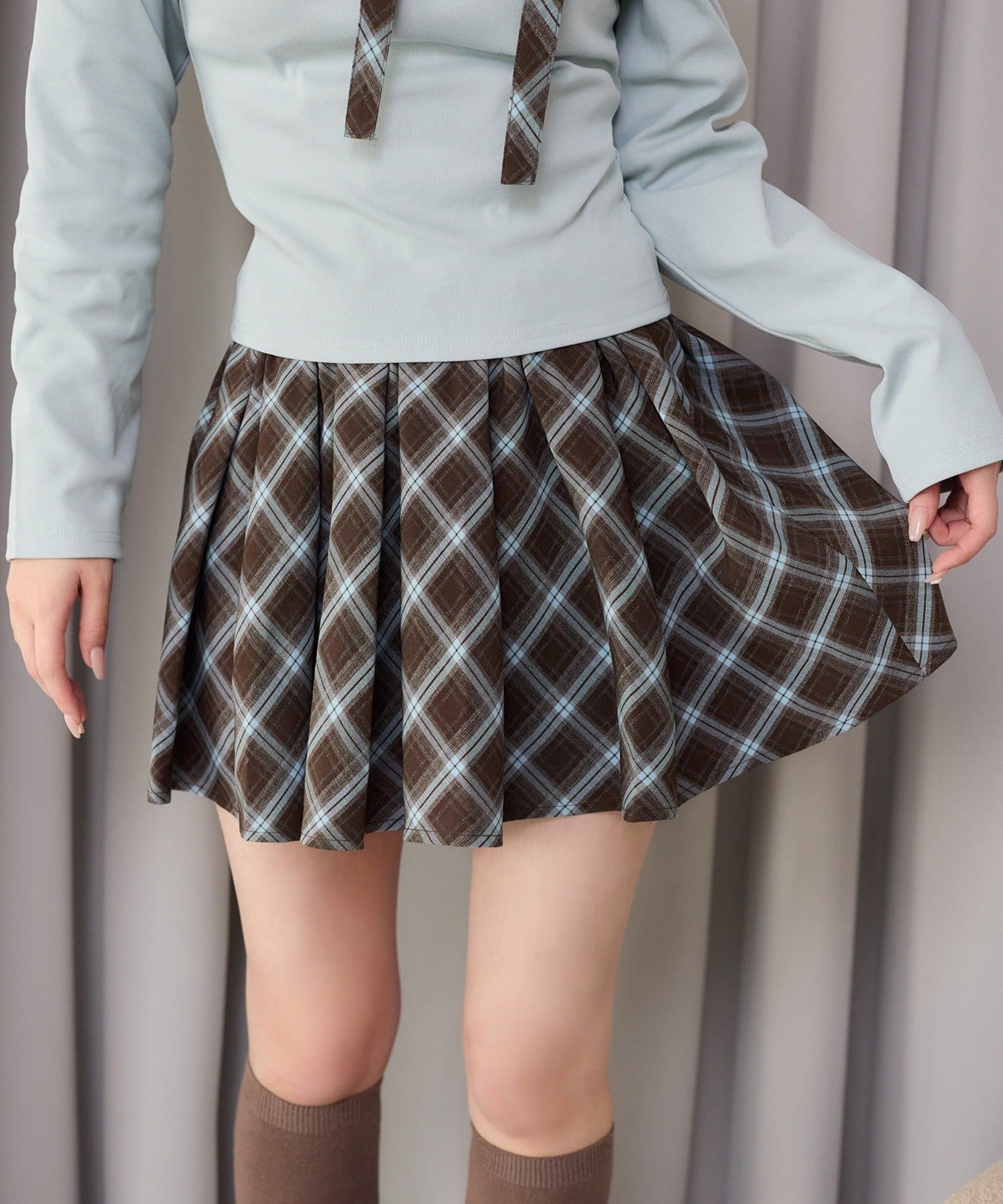 one after another NICE CLAUP(ワンアフターアナザー ナイスクラップ) フレアーミニスカート