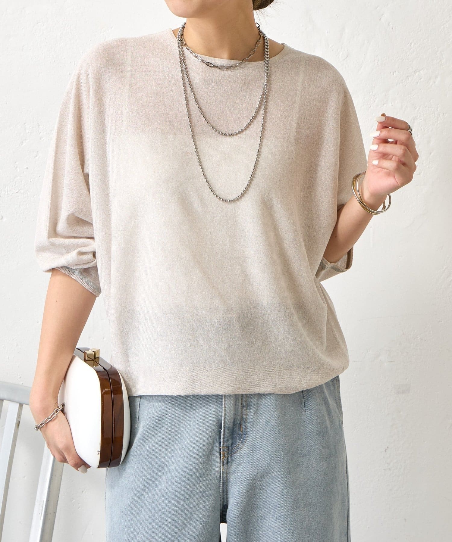 Jena　espace merveilleux(ジェナ　エスパスメルヴェイユ) UVカットドルマンKN