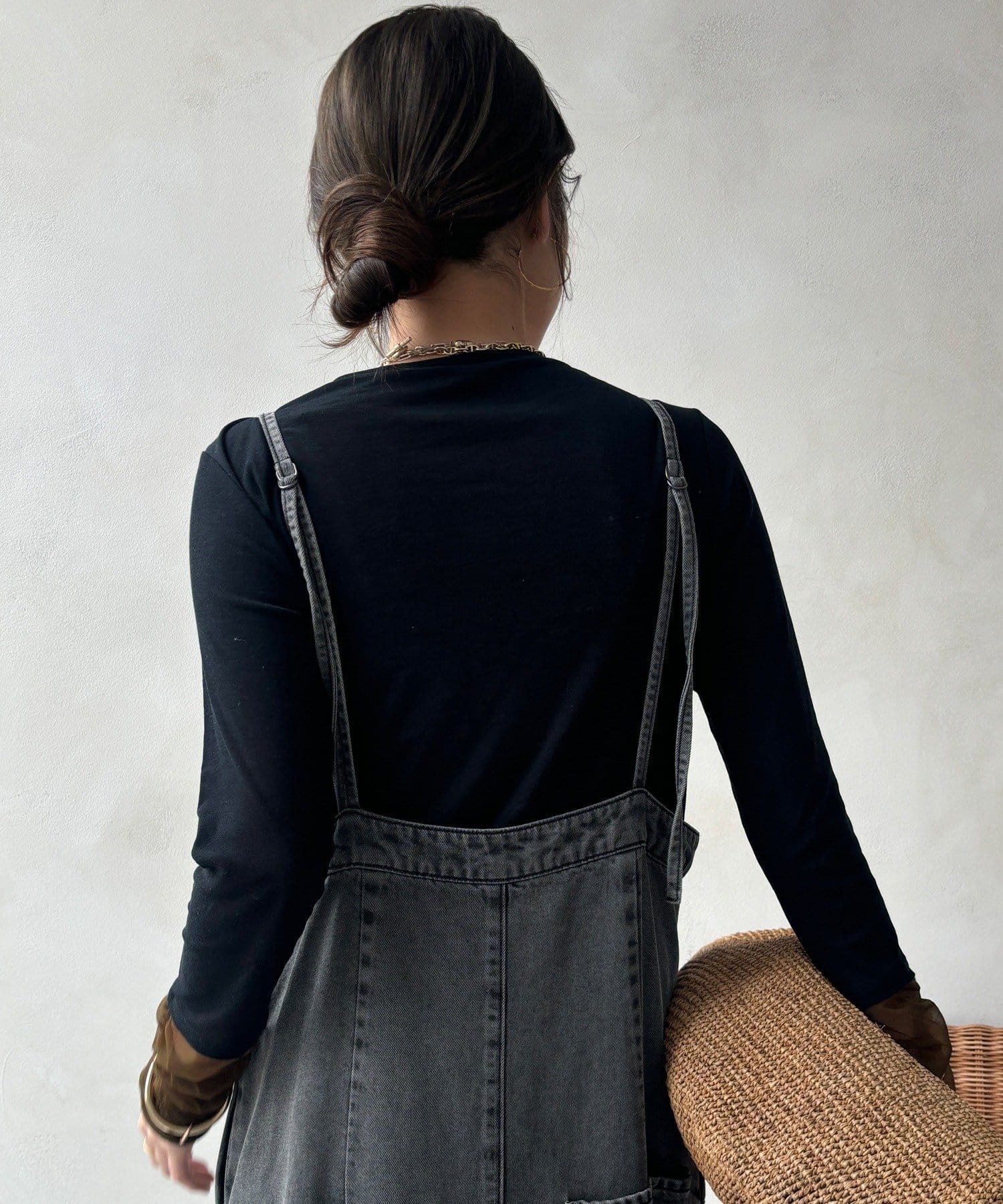 DOUDOU(ドゥドゥ) 【WEB限定】袖シャーリングデザインプルオーバー