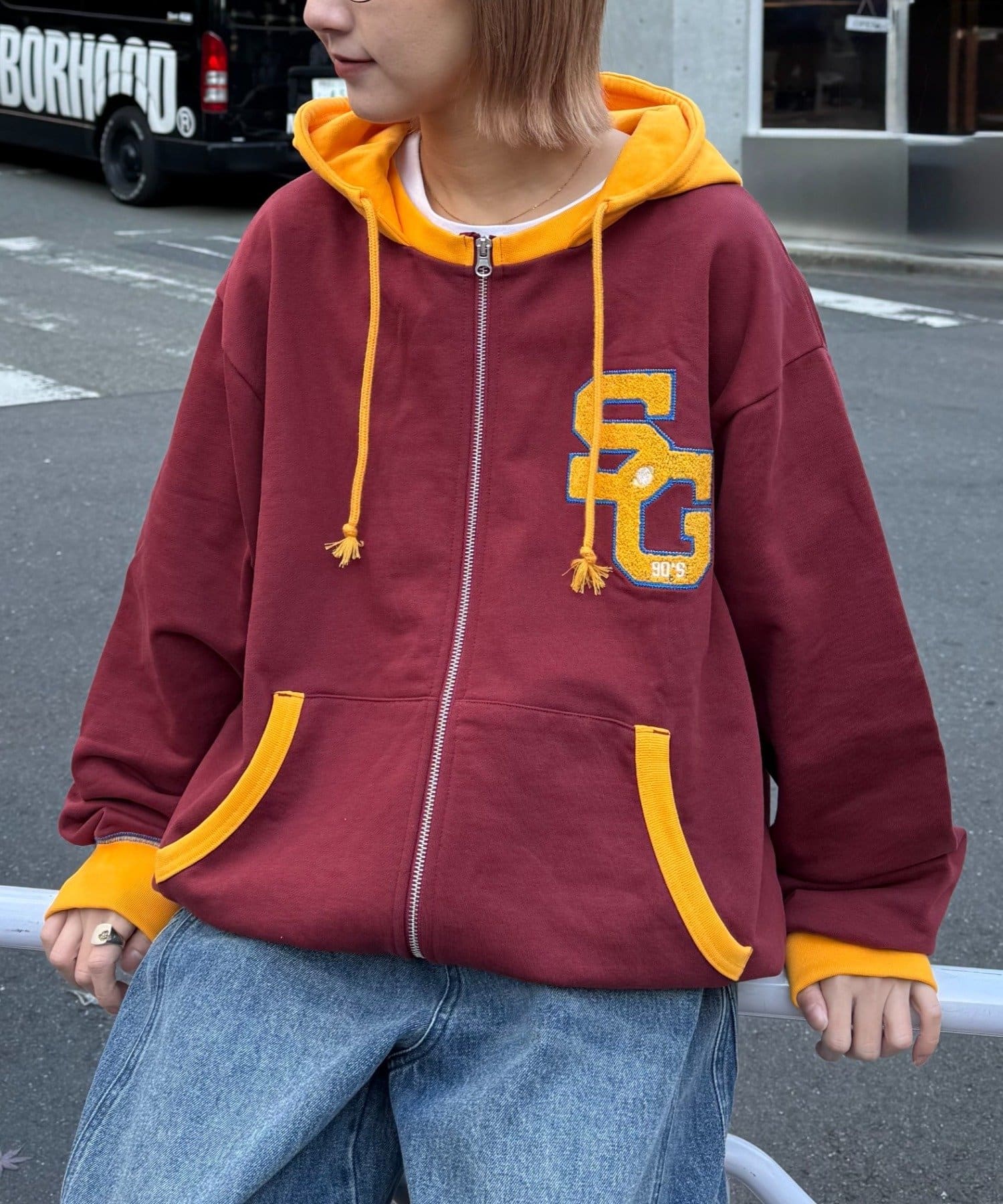 CIAOPANIC TYPY(チャオパニックティピー) 【SOUNDS GOOOOD】サガラ刺繍パーカー