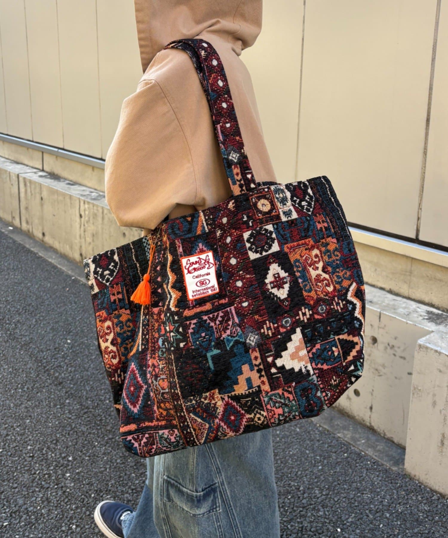 CIAOPANIC TYPY(チャオパニックティピー) 【SOUNDS GOOOOD】ゴブラン柄トートバッグ