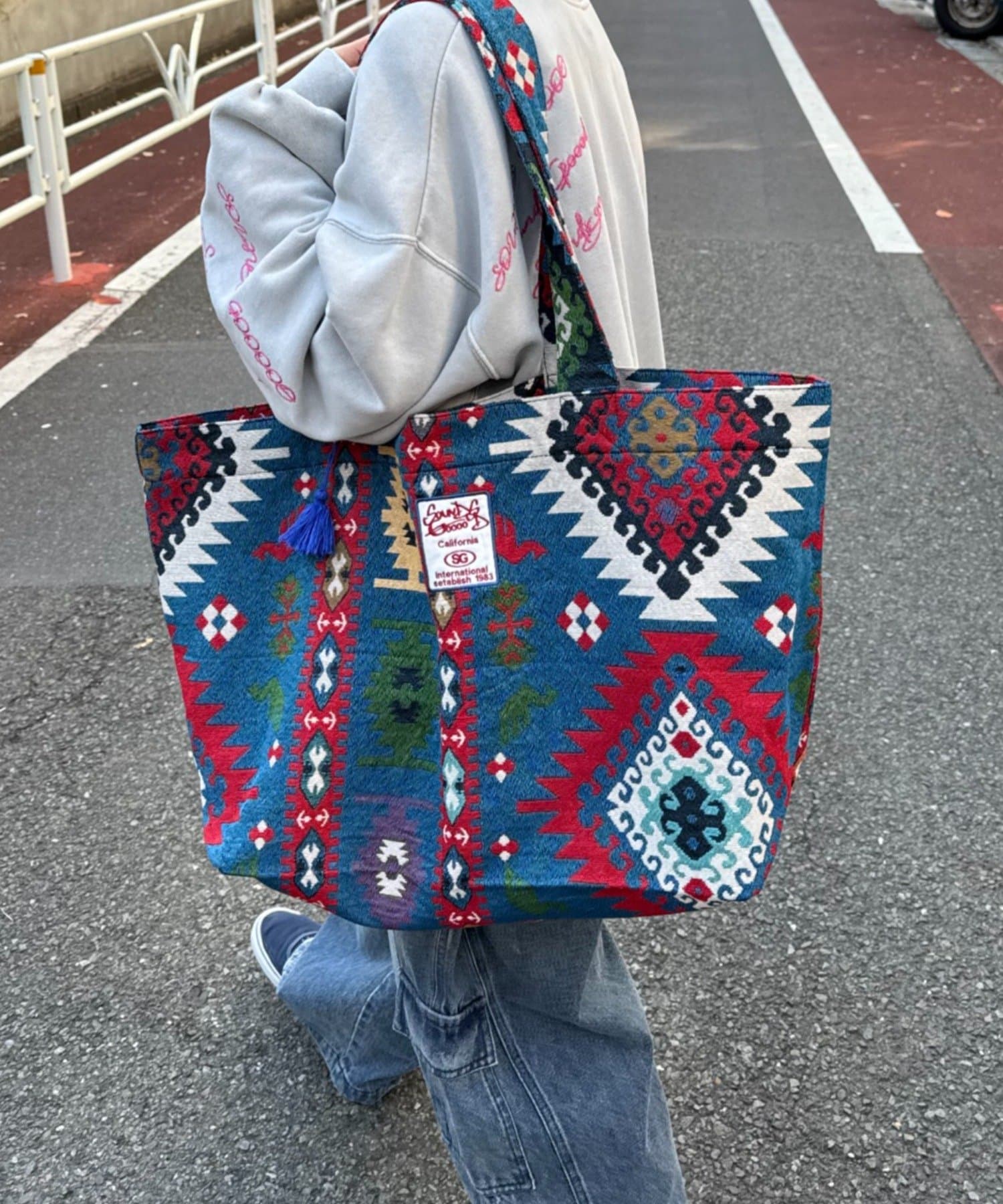 CIAOPANIC TYPY(チャオパニックティピー) 【SOUNDS GOOOOD】ゴブラン柄トートバッグ