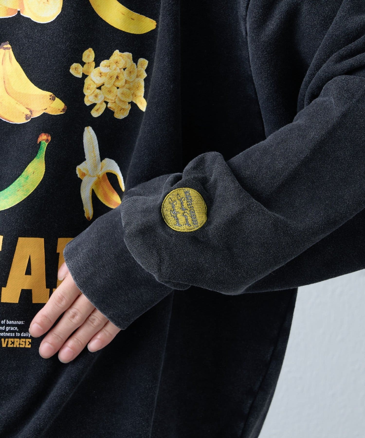 CIAOPANIC TYPY(チャオパニックティピー) 【SOUNDS GOOOOD】ベジタブルプリントパウダー加工スウェット