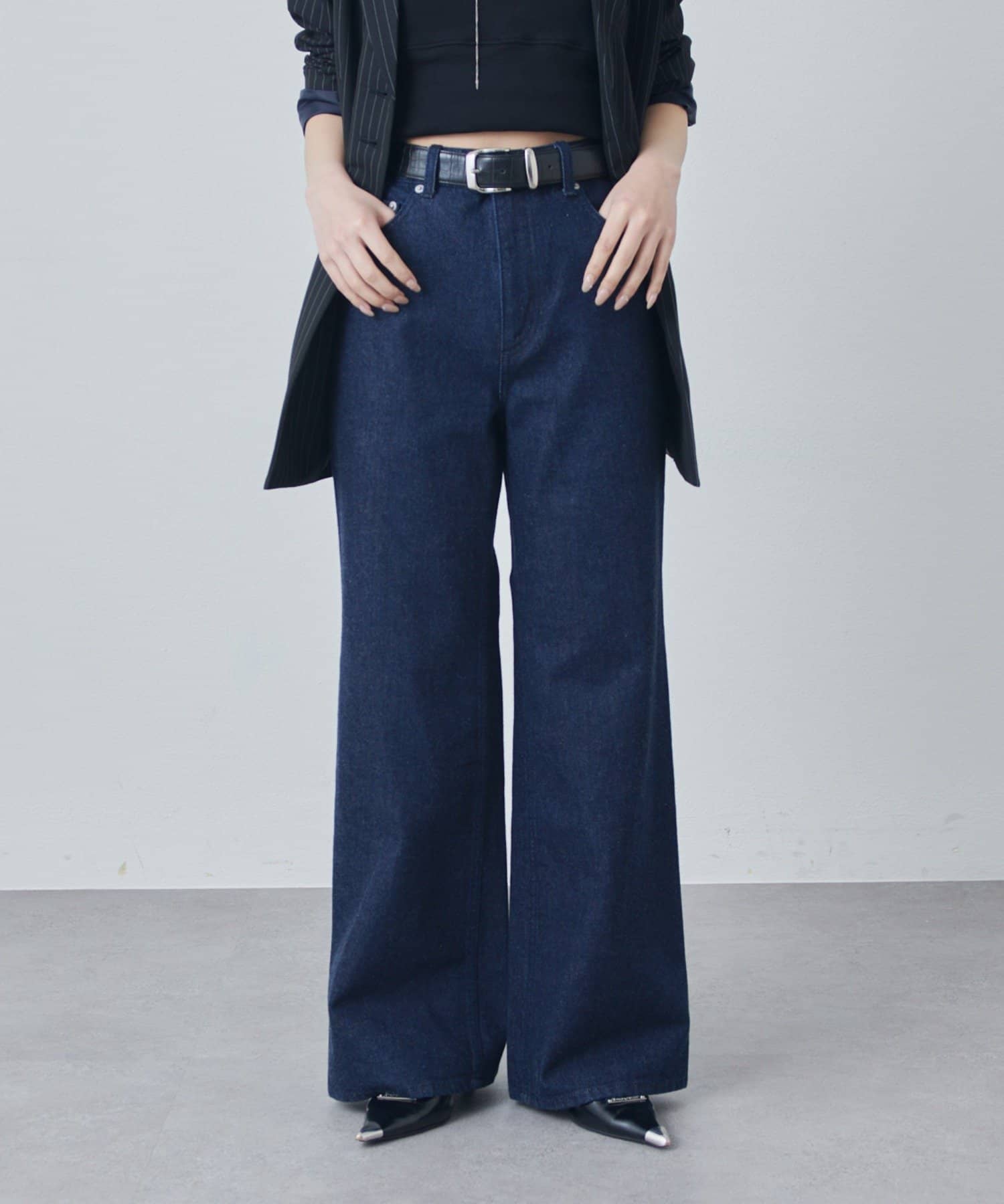 Lui's(ルイス) フレアデニムパンツ