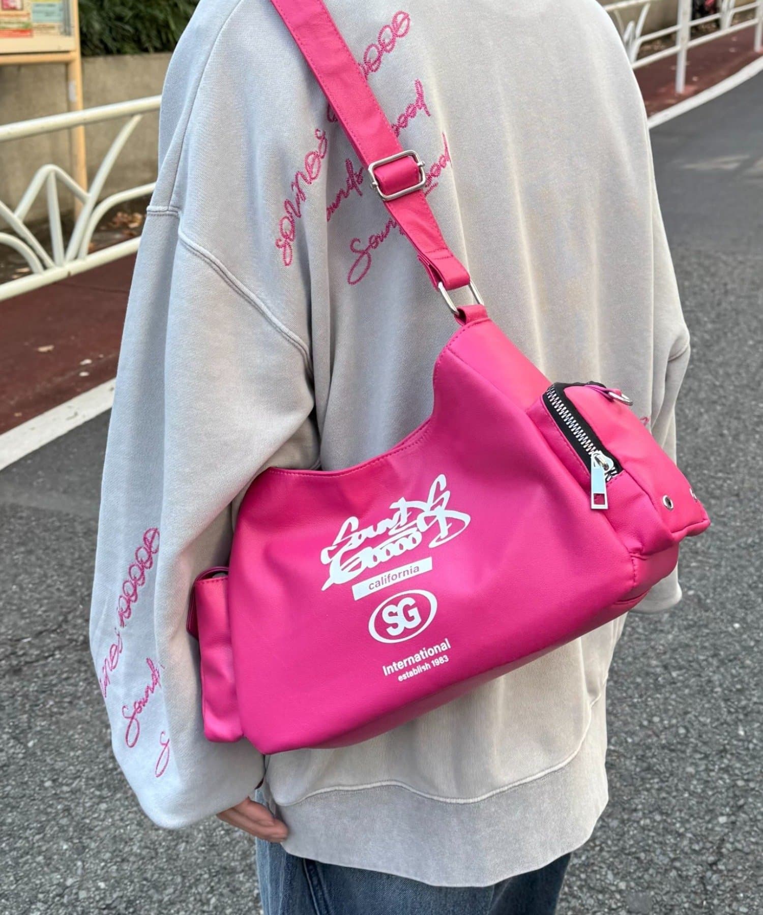 CIAOPANIC TYPY(チャオパニックティピー) 【SOUNDS GOOOOD】レザーハーフムーンバッグ