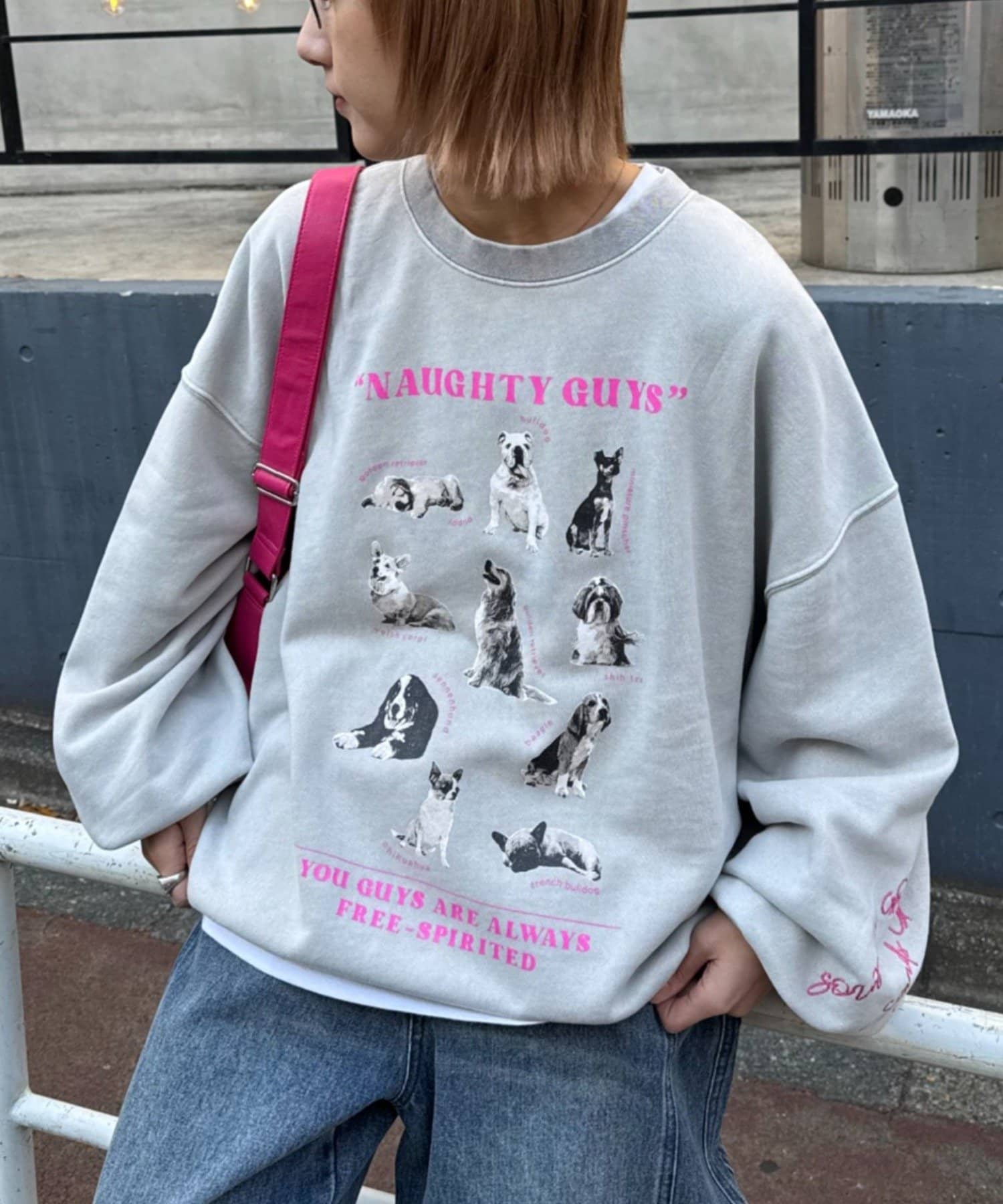 CIAOPANIC TYPY(チャオパニックティピー) 【SOUNDS GOOOOD】DOGプリント刺繍ヴィンテージスウェット