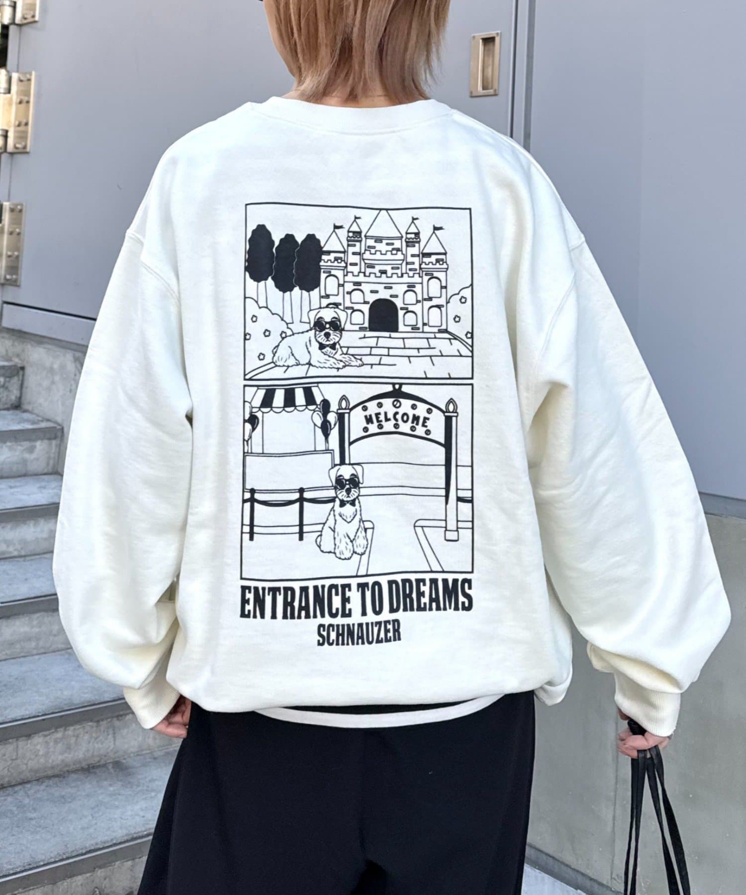 CIAOPANIC TYPY(チャオパニックティピー) 【ユニセックス】DOGS刺繍ロゴプリントスウェット