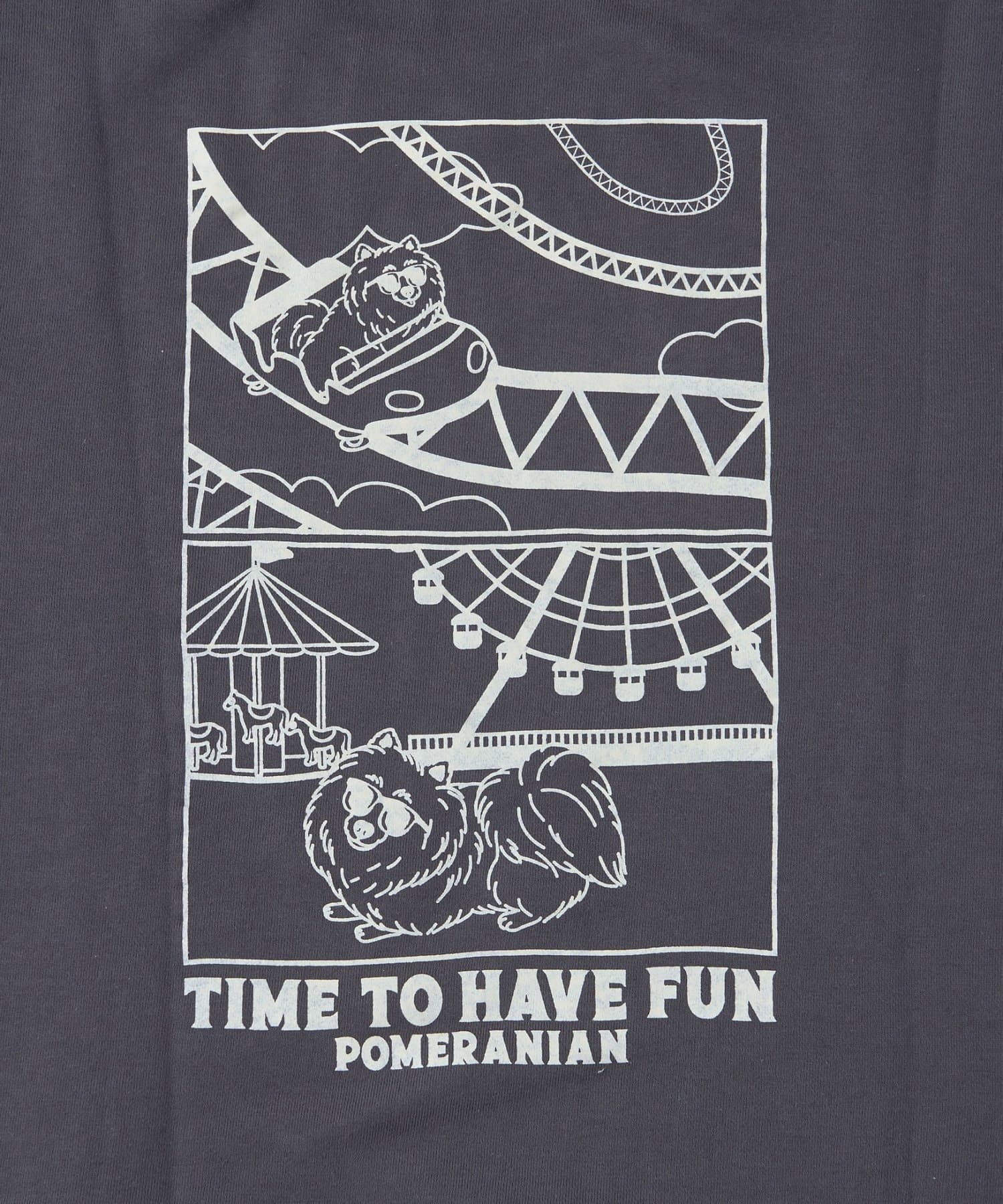 CIAOPANIC TYPY(チャオパニックティピー) 【ユニセックス】犬刺繍ロゴプリントスウェット