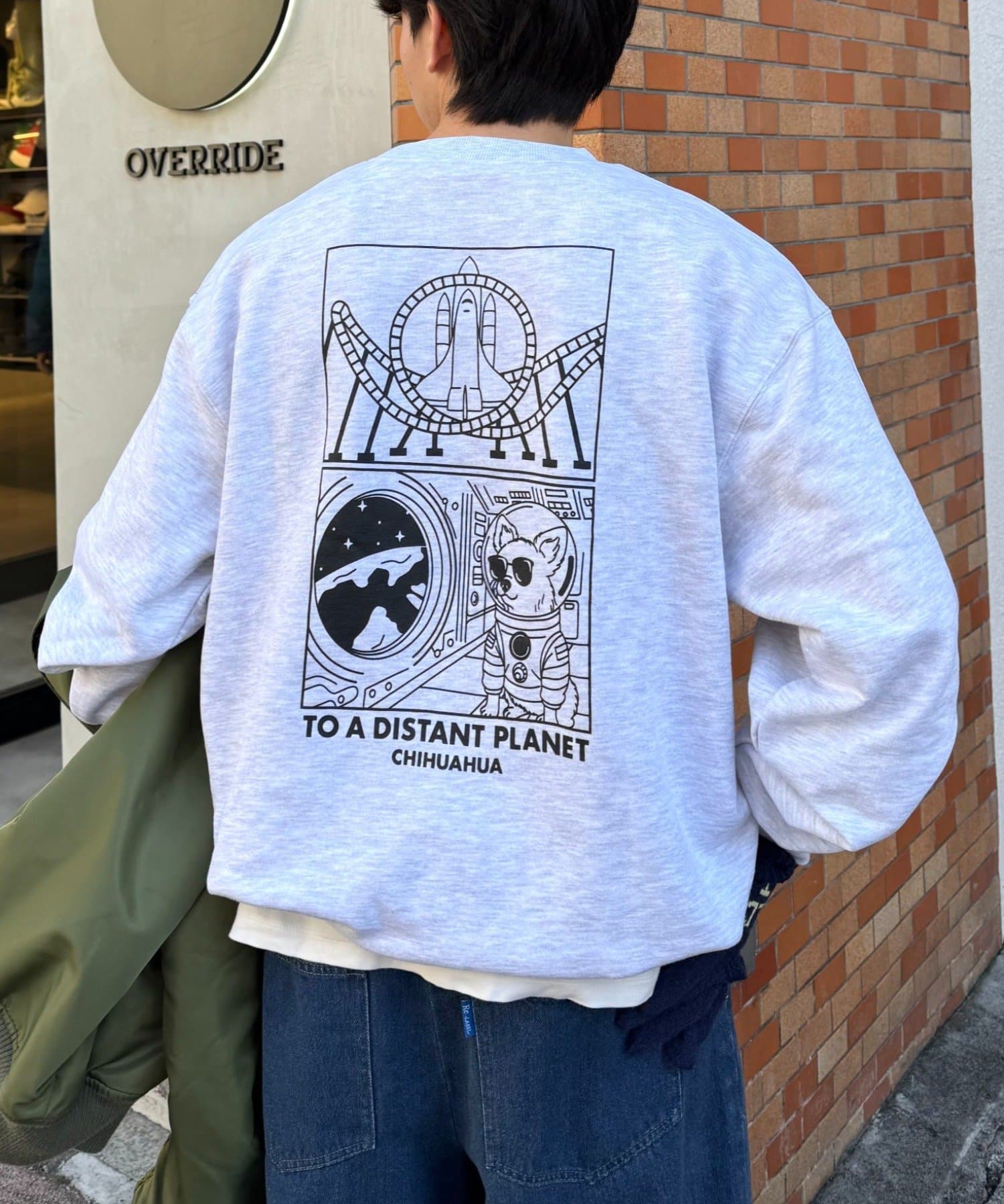 CIAOPANIC TYPY(チャオパニックティピー) 【ユニセックス】DOGS刺繍ロゴプリントスウェット