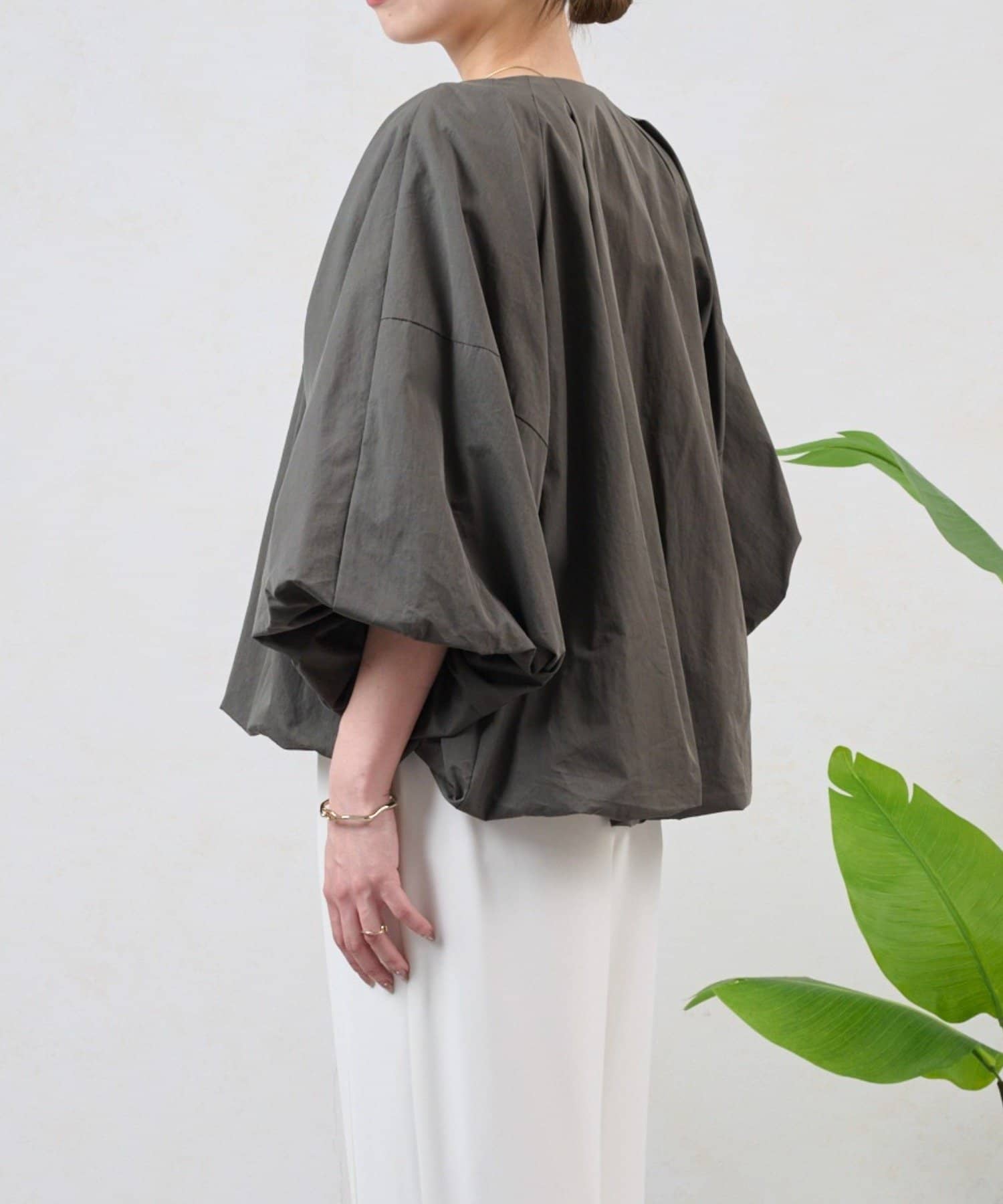 Jena　espace merveilleux(ジェナ　エスパスメルヴェイユ) タックバルーンジャケット