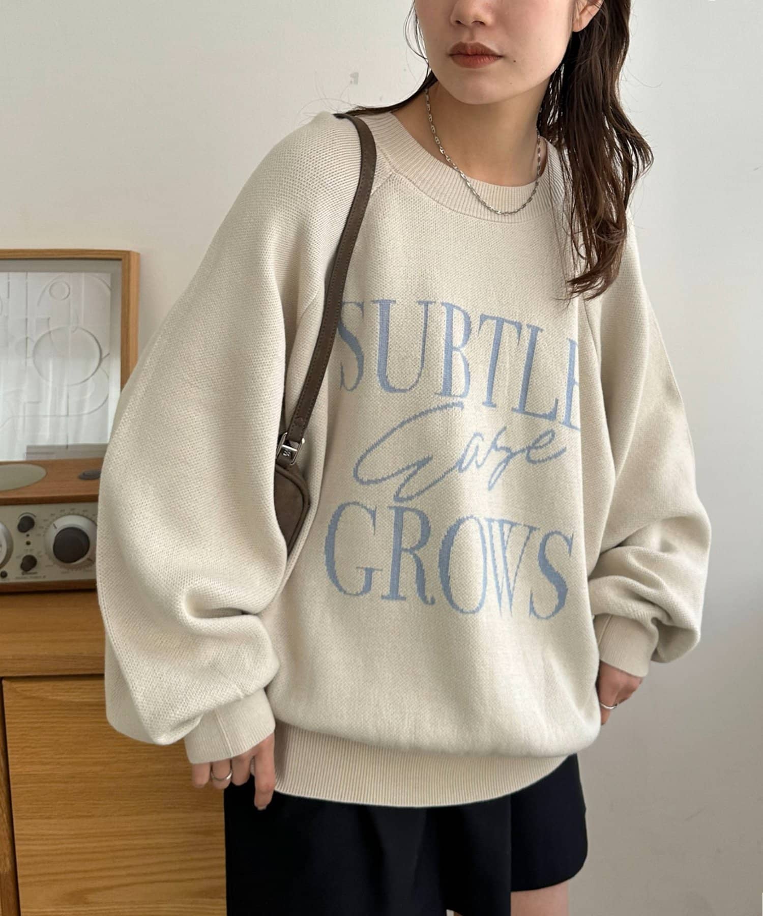 DISCOAT(ディスコート) 【ユニセックス】ダブルジャガードロゴニット