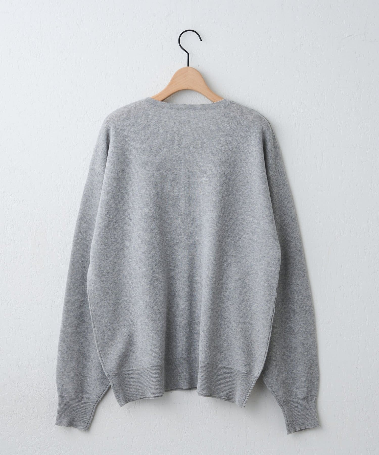 DISCOAT(ディスコート) 【Enlude】スウェットライクヘンリーネックニット《ユニセックス》