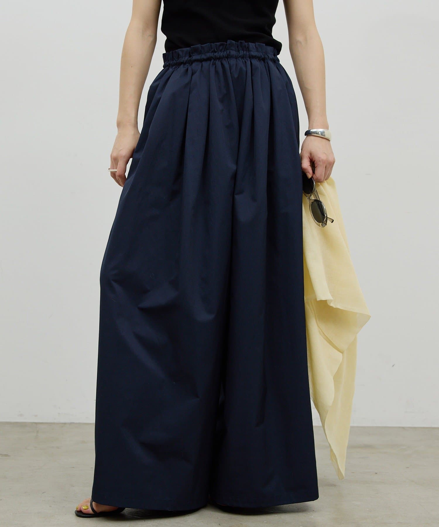 GALLARDAGALANTE(ガリャルダガランテ) ギャザーボリュームパンツ