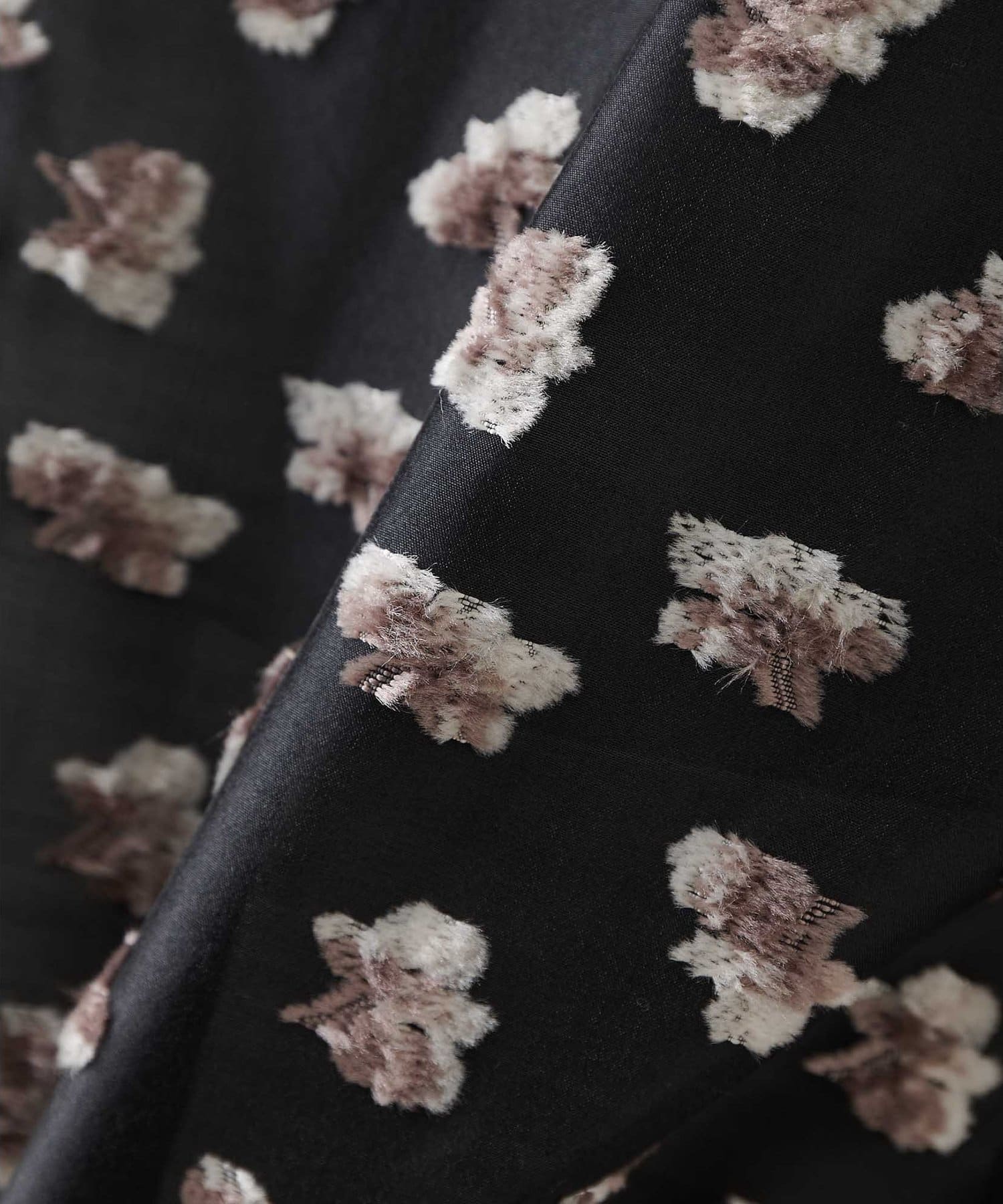 Whim Gazette(ウィム ガゼット) 【THE PAUSE】フラワージャガードブラウス