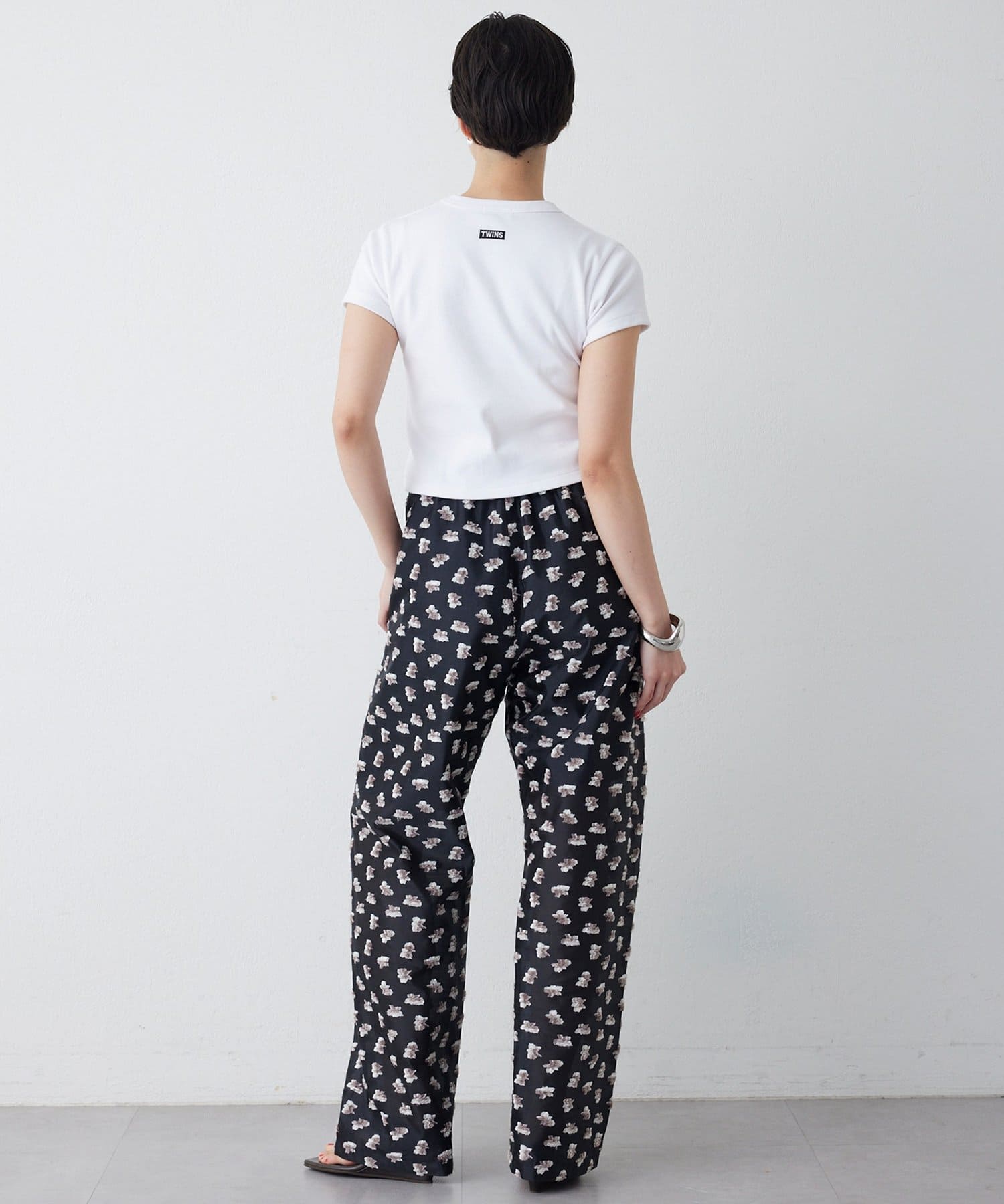 Whim Gazette(ウィム ガゼット) 【THE PAUSE】フラワージャガードパンツ