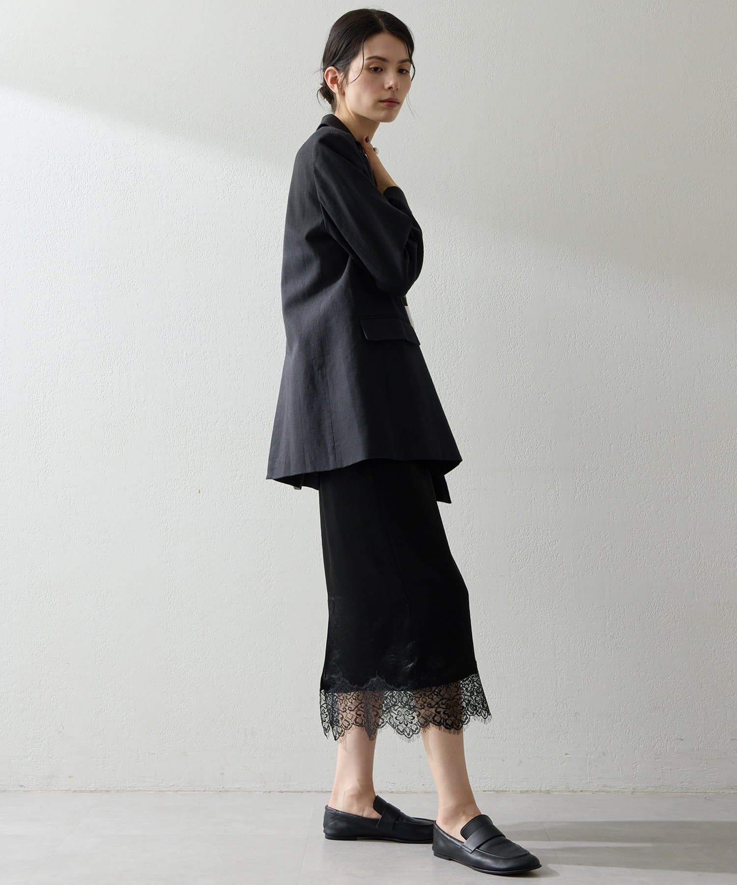 Whim Gazette(ウィム ガゼット) 【THE PAUSE】コットンリネンダブルジャケット