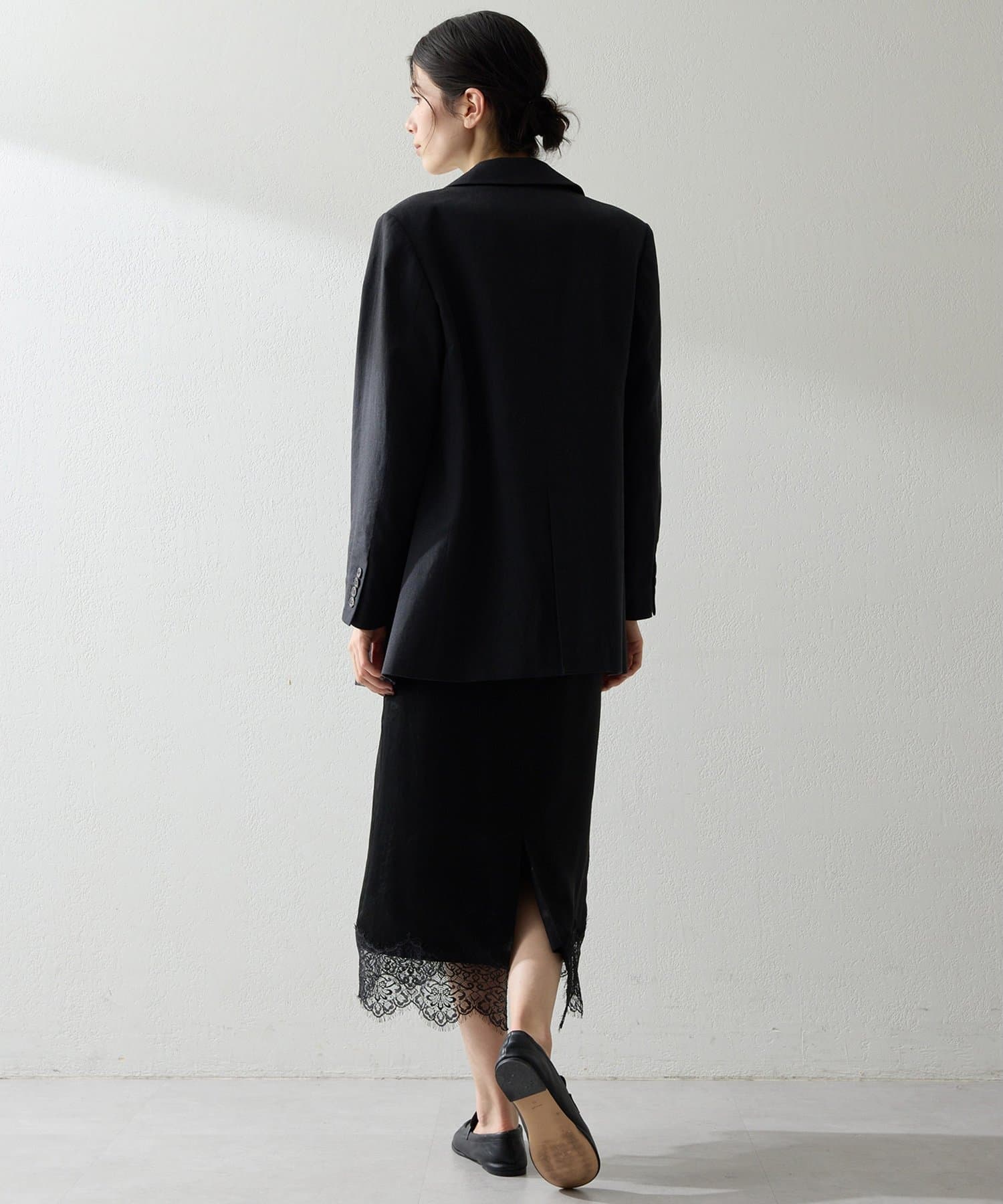 Whim Gazette(ウィム ガゼット) 【THE PAUSE】コットンリネンダブルジャケット