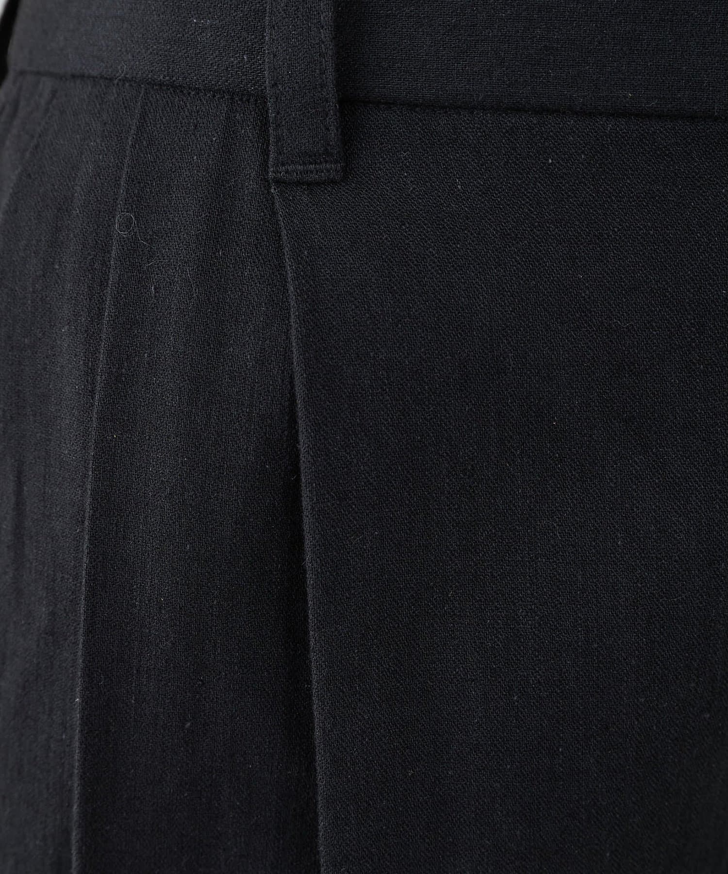 Whim Gazette(ウィム ガゼット) 【THE PAUSE】コットンリネンタックパンツ