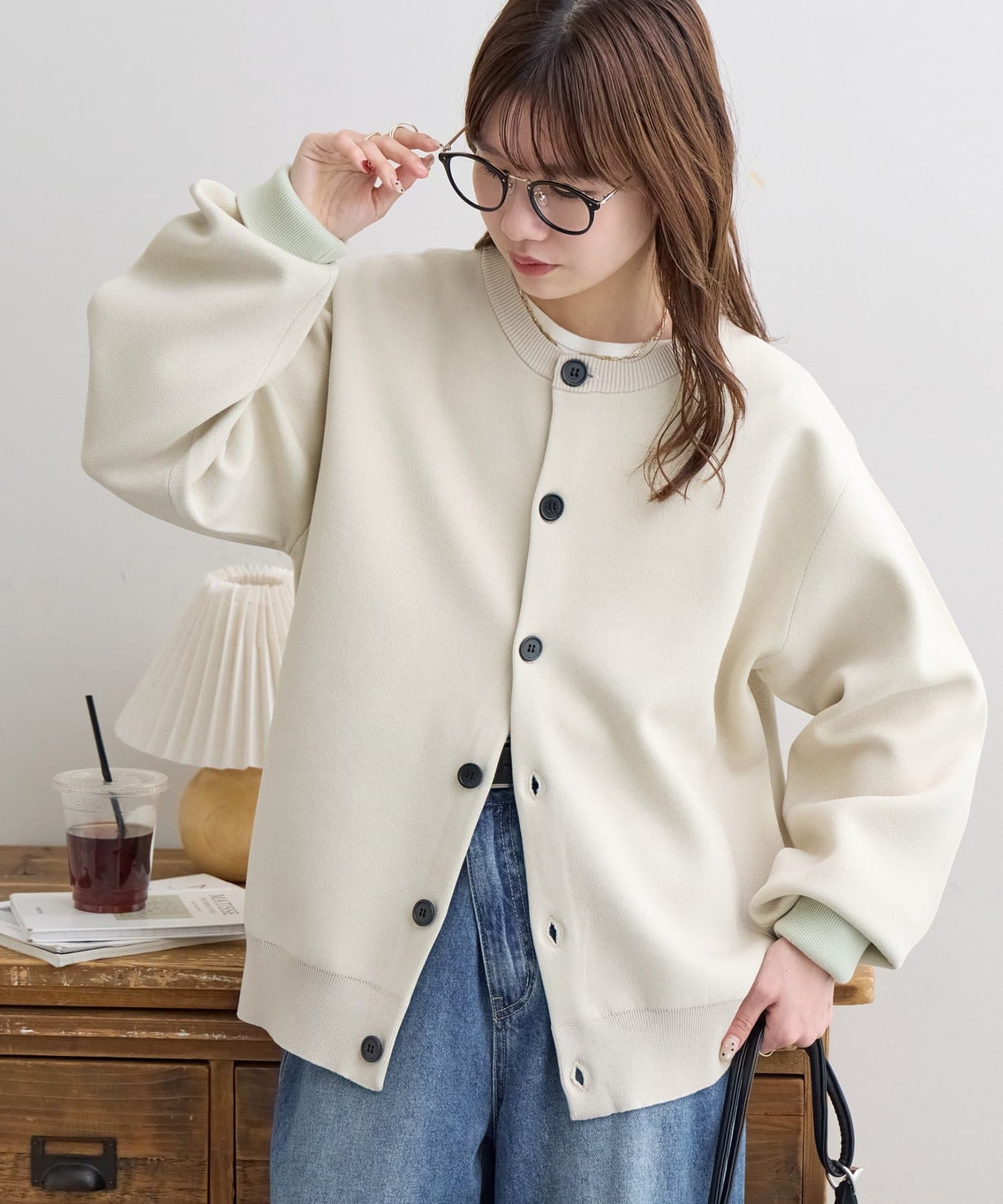 こーとさま トレンド♪/新色追加/ユニセックス】スウェットライク配色クルー