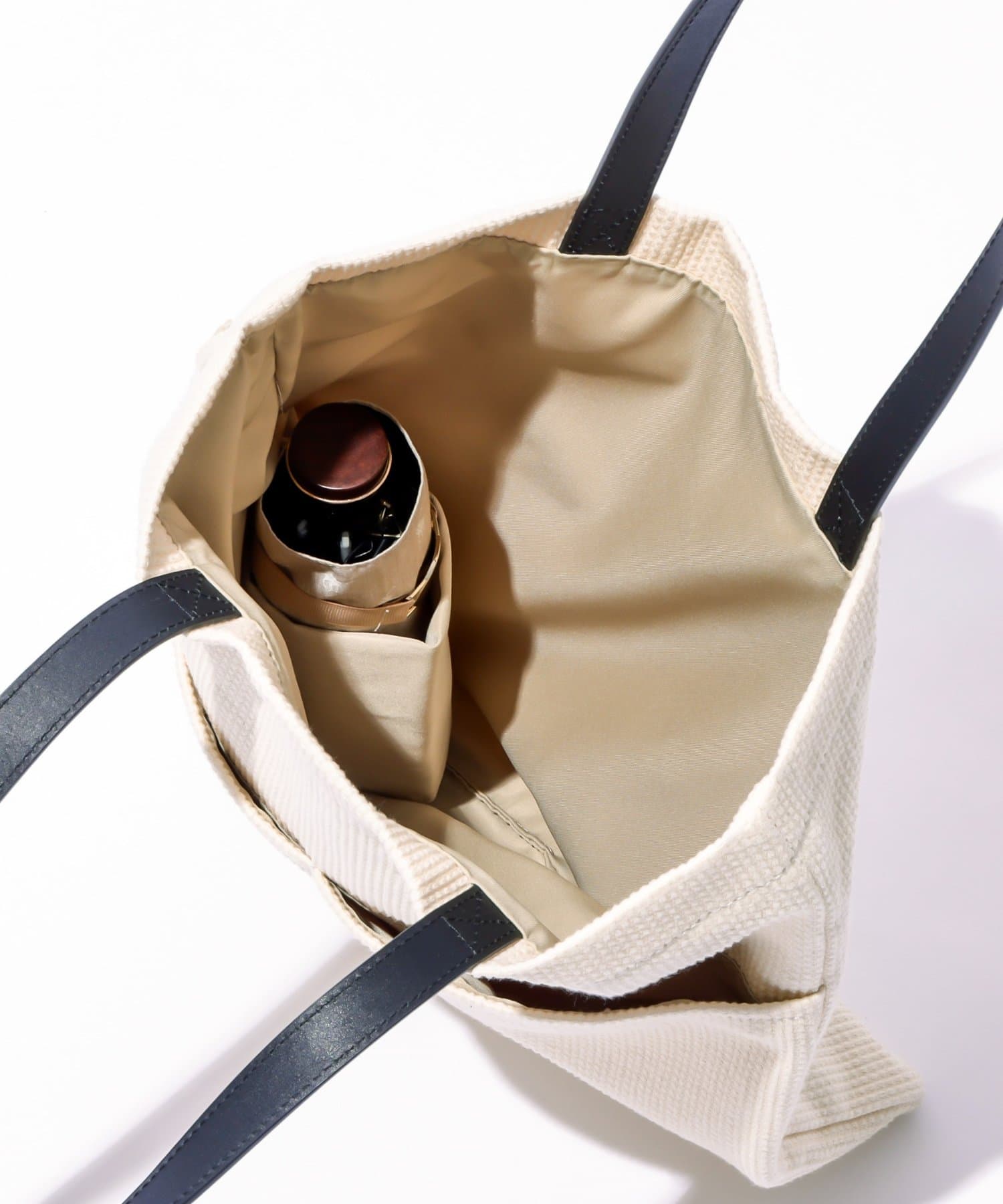 gemeil(ジェムイル) レザーハンドルキャンバストートバッグ(PT-347)