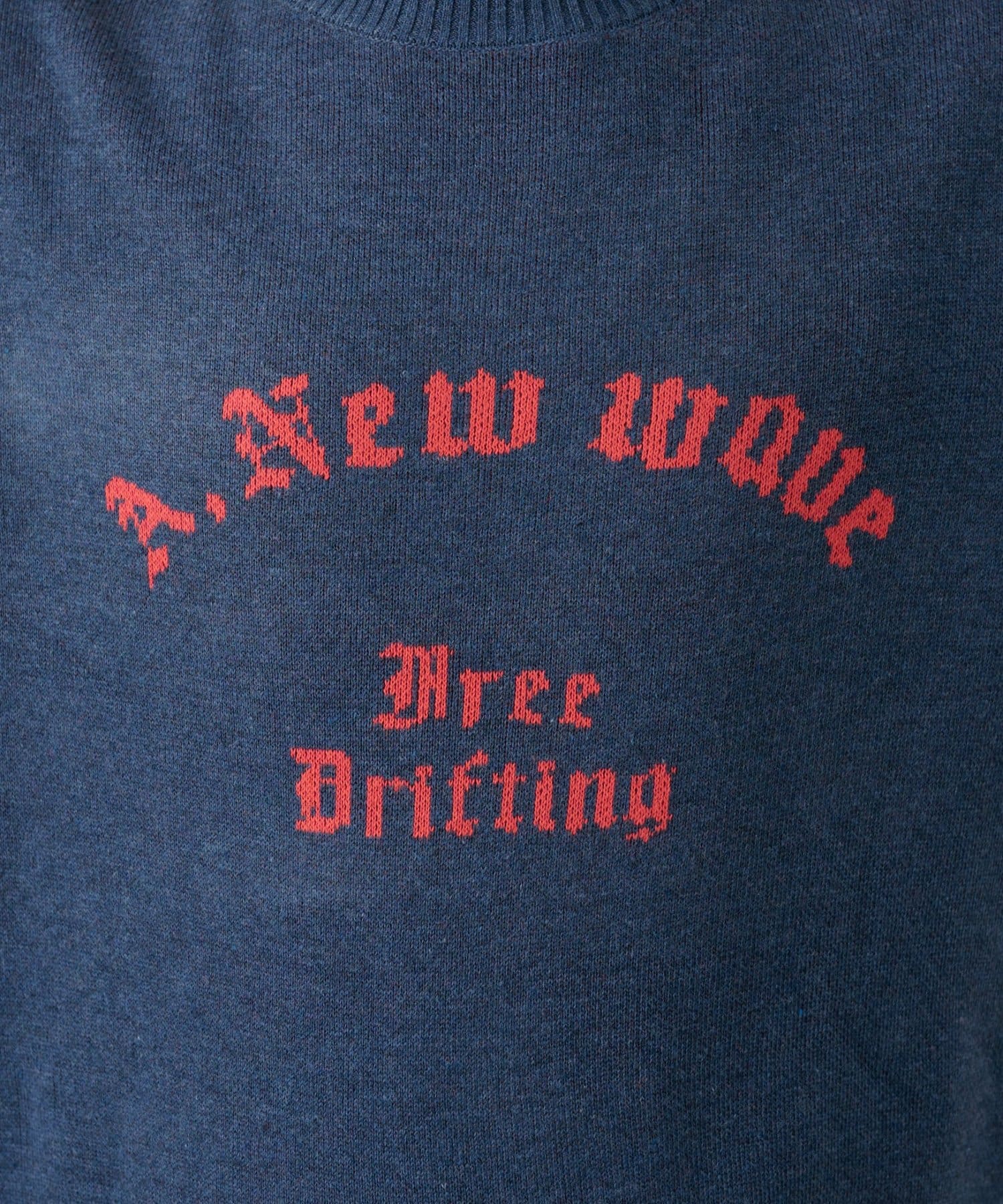 COLONY 2139(コロニー トゥーワンスリーナイン) アーチロゴジャガードニット