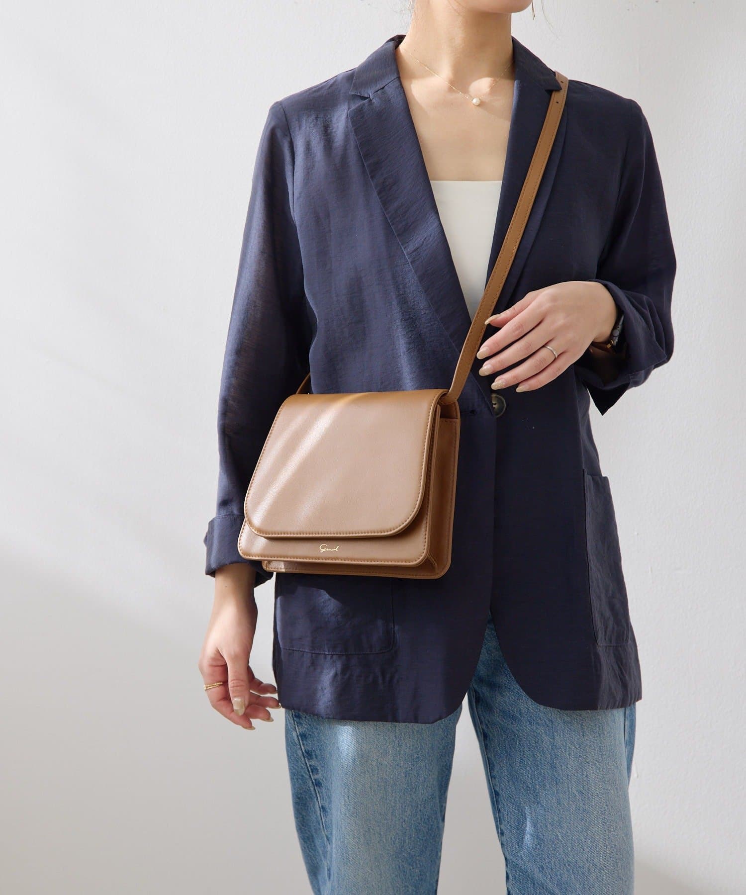 gemeil(ジェムイル) レイヤーミニショルダーバッグ（PT-356）