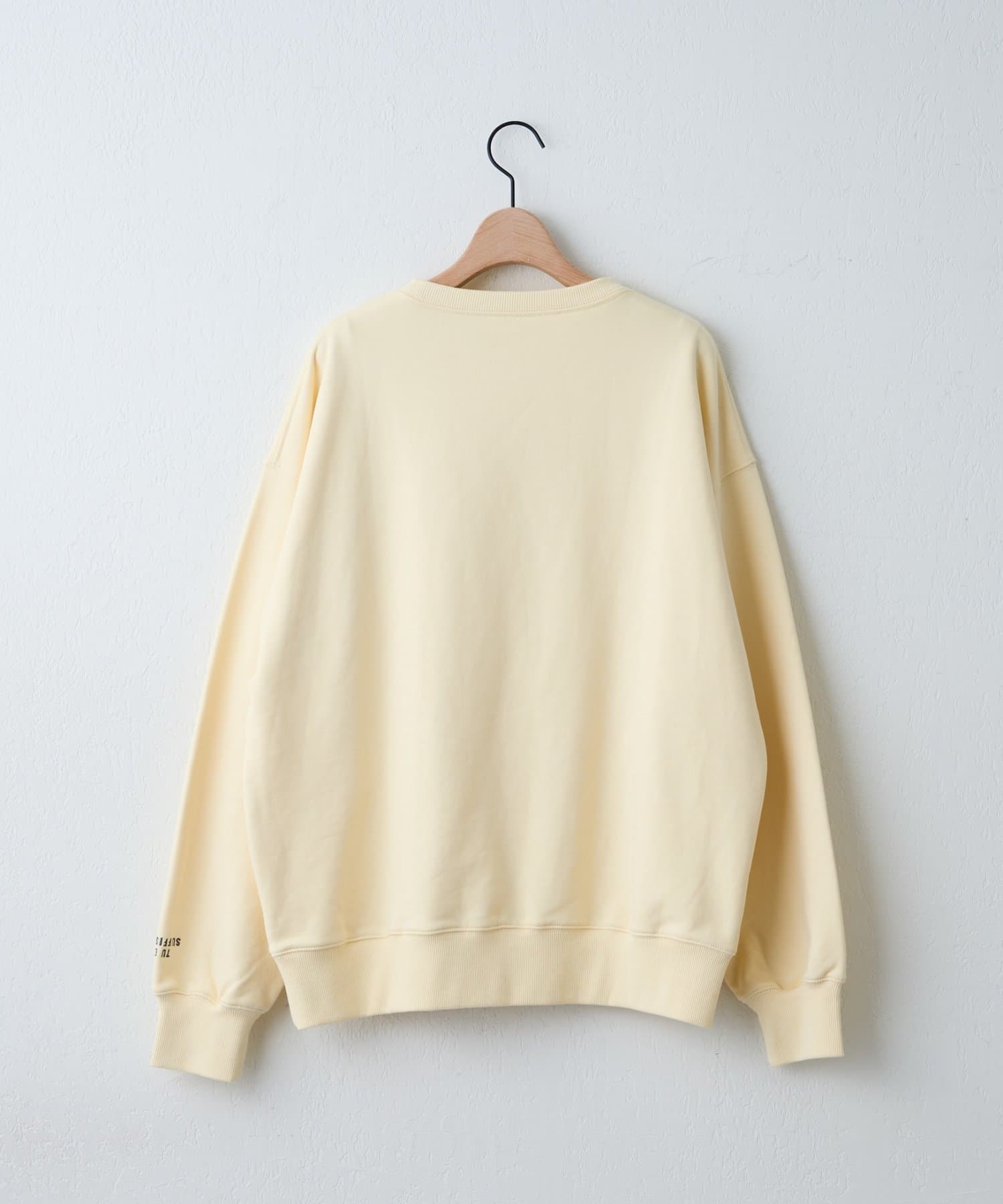 DISCOAT(ディスコート) 【Enlude/春っぽカラー】ワンポイント刺繍カラースウェット《ユニセックス》