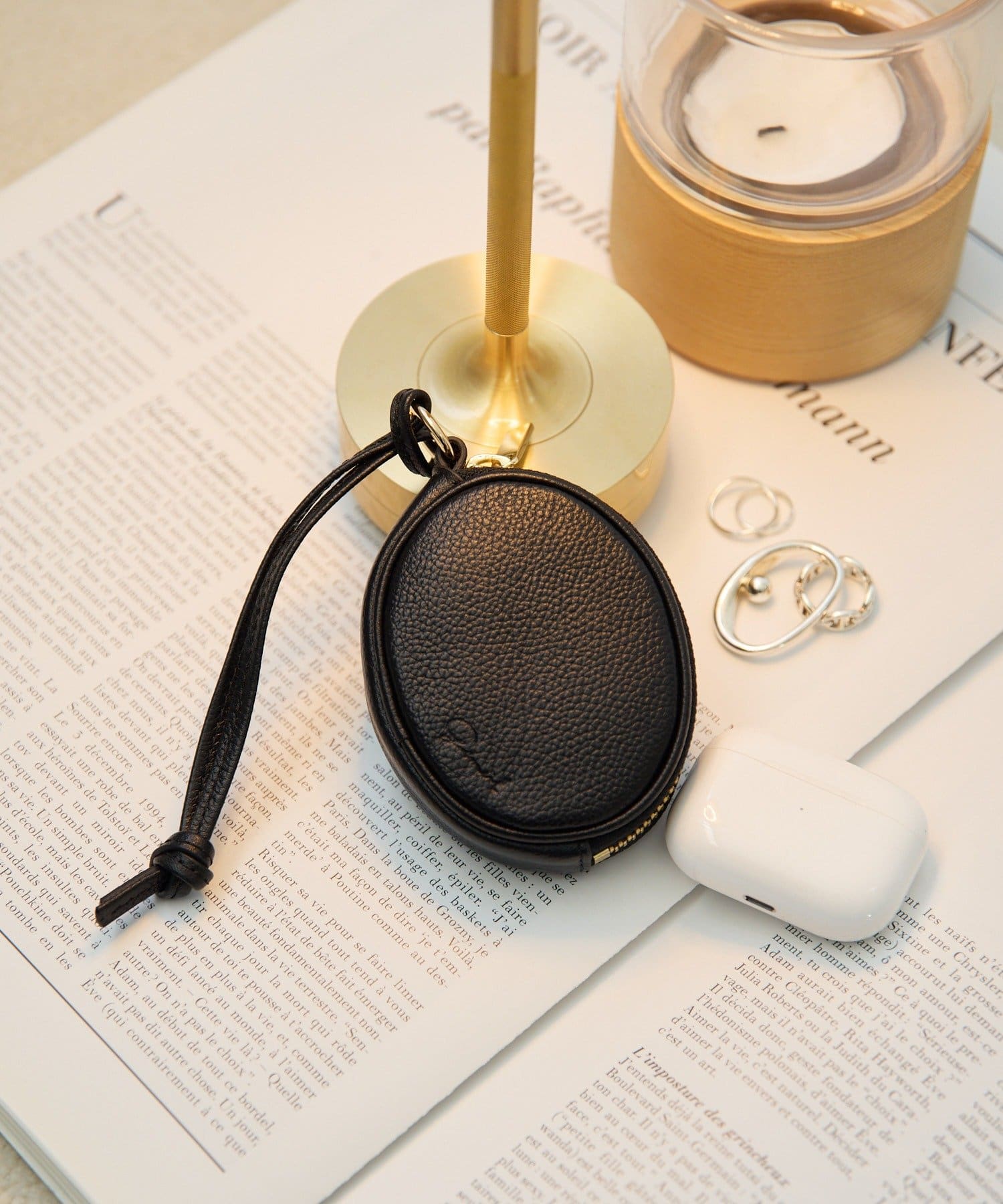 gemeil(ジェムイル) オーバルポーチチャーム(PT-360)