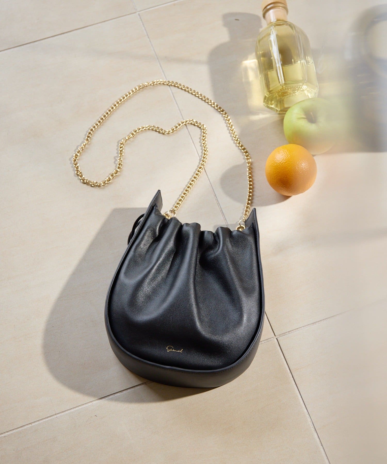 gemeil(ジェムイル) ２WAY巾着チェーンバッグ（PT-361）