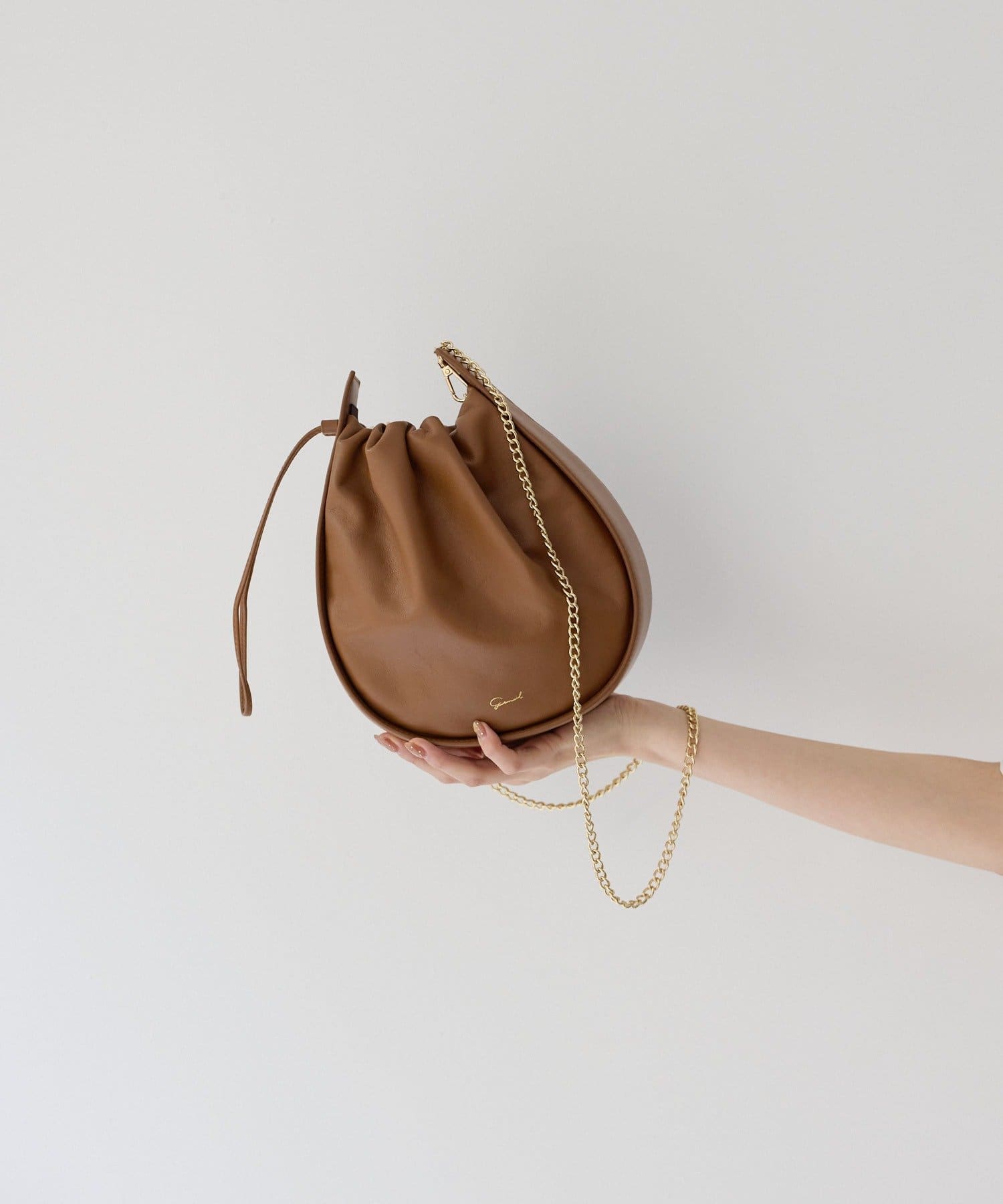 gemeil(ジェムイル) ２WAY巾着チェーンバッグ（PT-361）