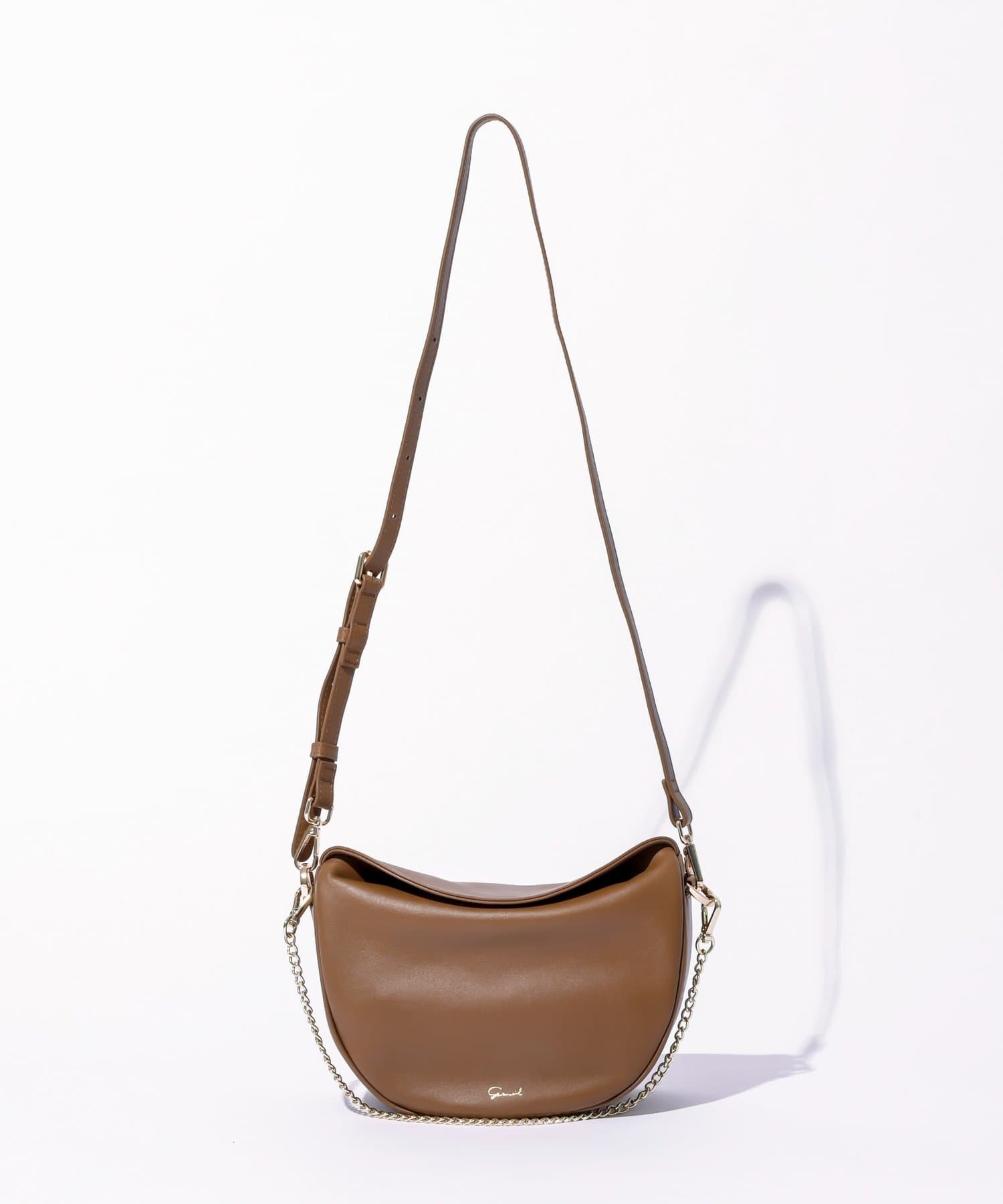 gemeil(ジェムイル) 2WAYハーフムーンチェーンバッグ（PT-362）