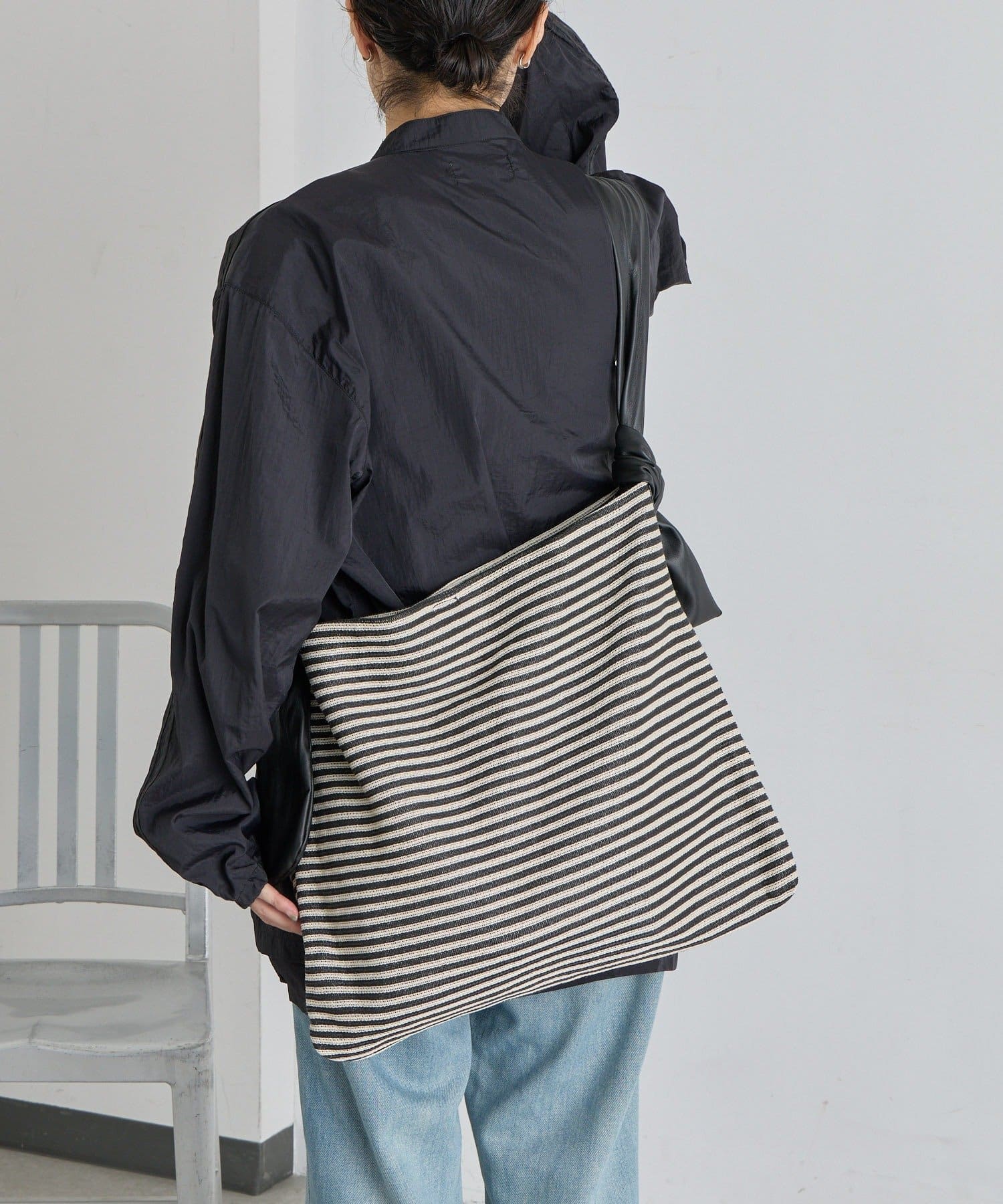 ear PAPILLONNER(イア パピヨネ) 雑材柄ワンハンドルバッグL《A4サイズ対応》