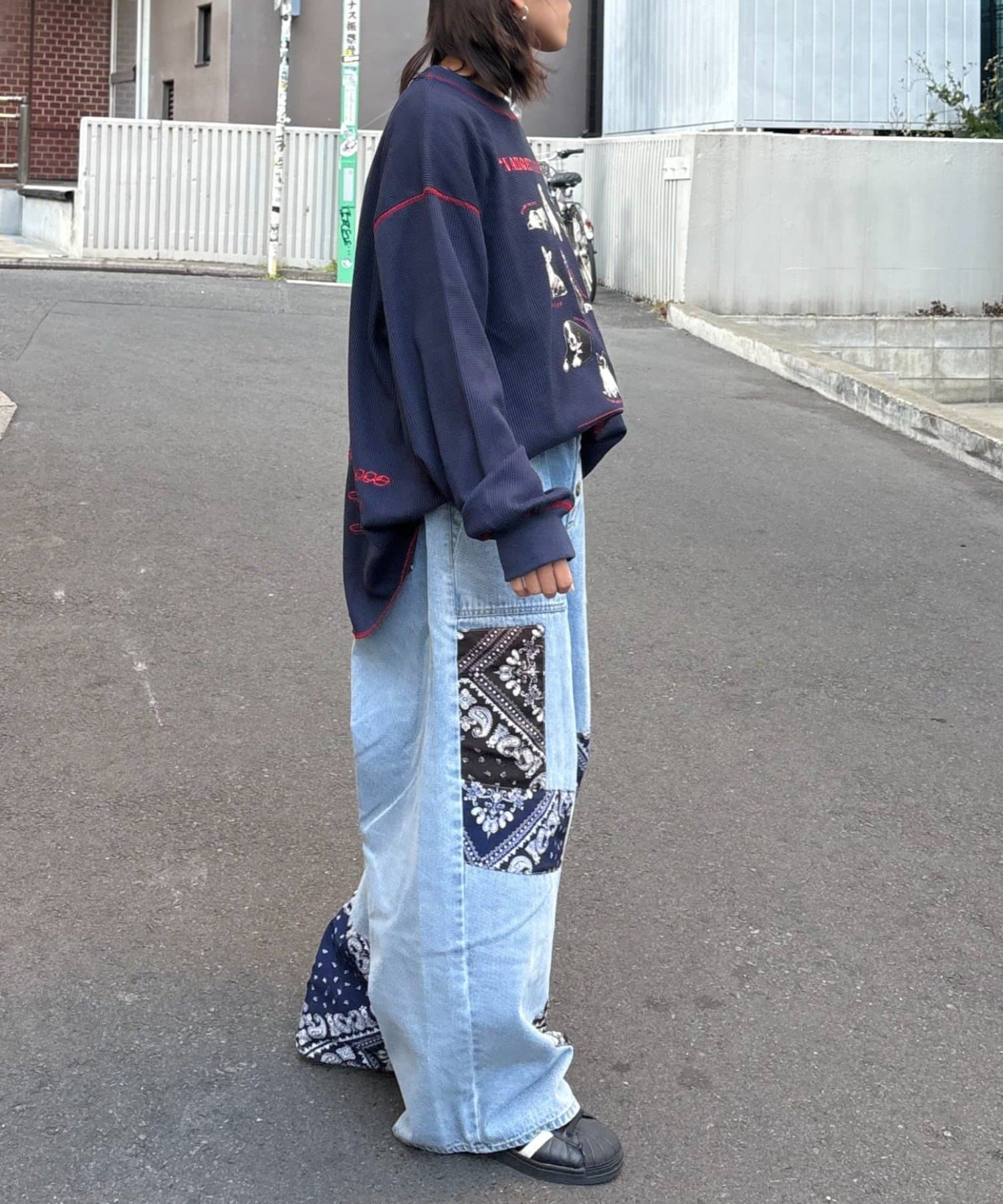 CIAOPANIC TYPY(チャオパニックティピー) 【SOUNDSGOOOOD】バンダナデニムパンツ