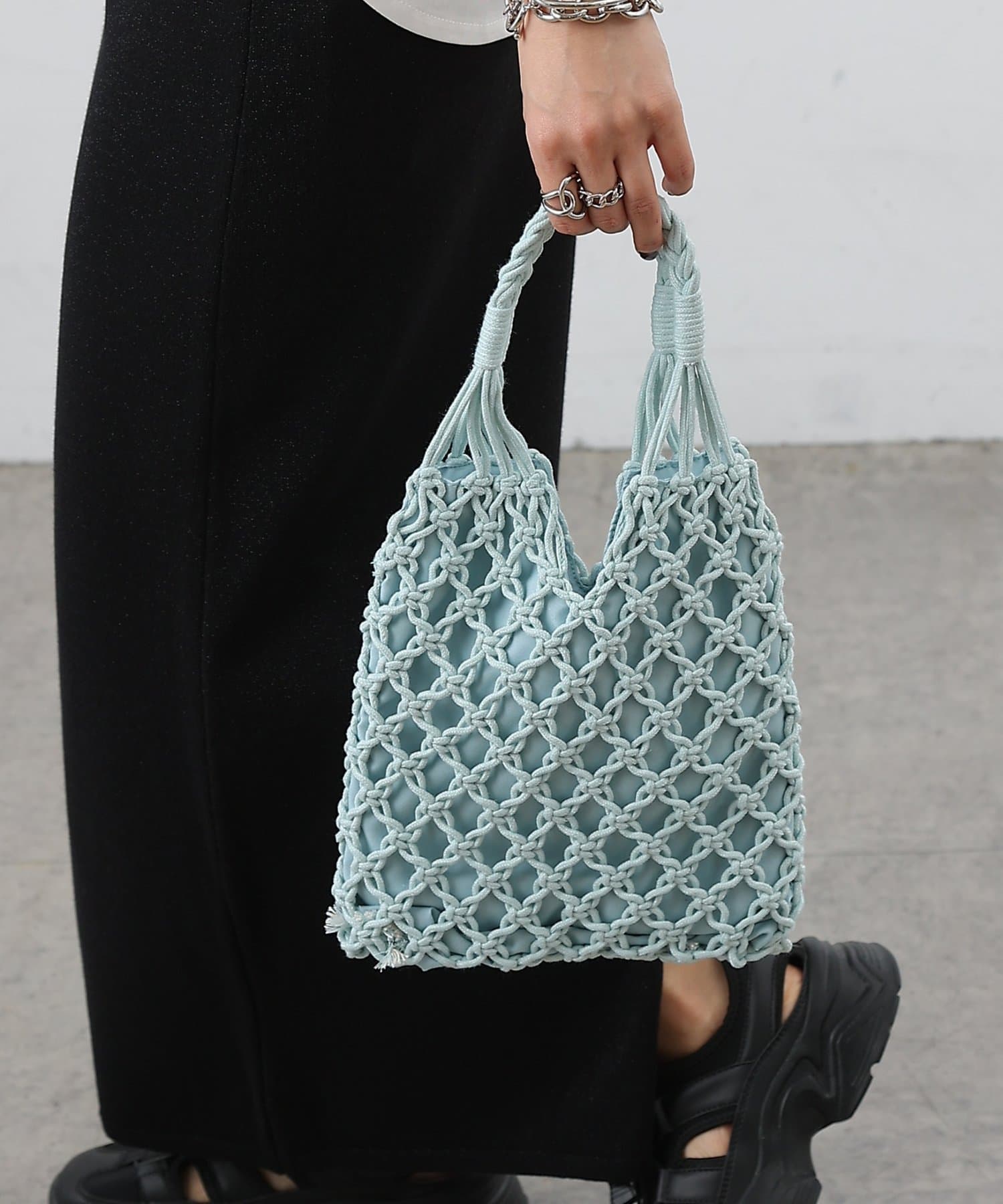 COLONY 2139(コロニー トゥーワンスリーナイン) 【リバイバル/新色追加】マクラメトートバッグ