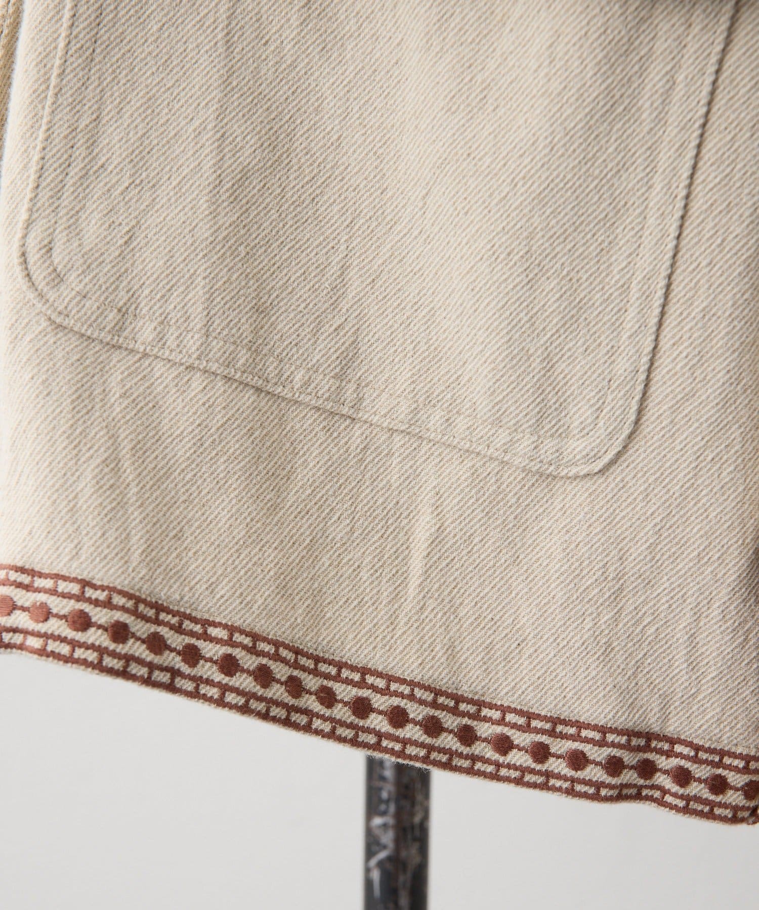 ear PAPILLONNER(イア パピヨネ) 《ヒップが隠れる丈感》花柄刺しゅうジャケット【SUM1 STYLE(スミスタイル)】