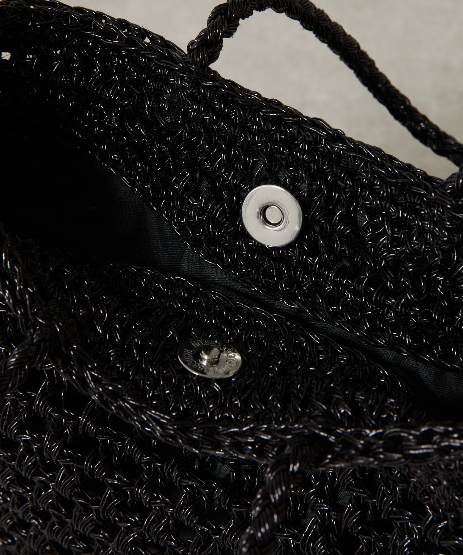 COLONY 2139(コロニー トゥーワンスリーナイン) グロッシーマクラメショルダーバッグ