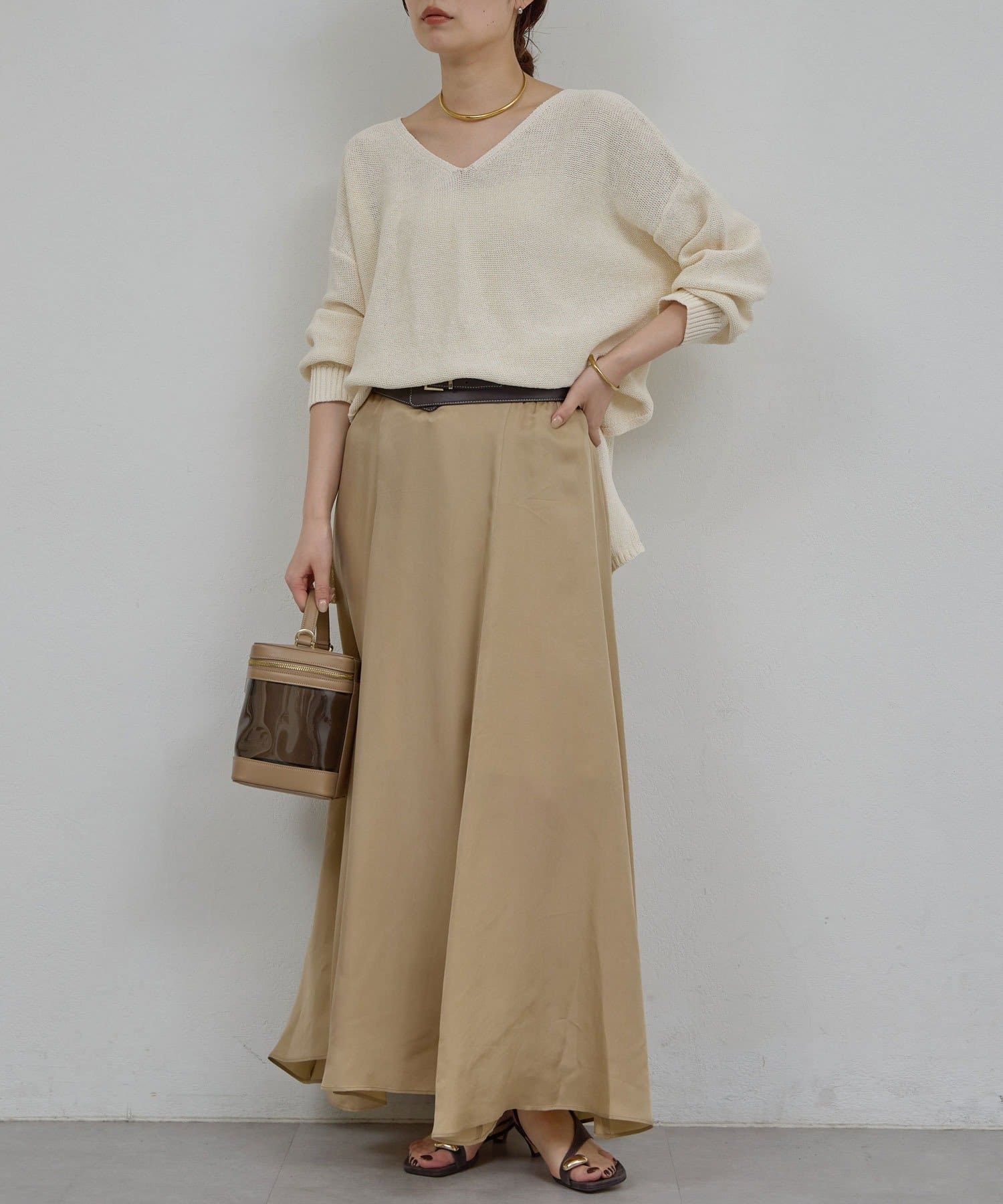 GALLARDAGALANTE(ガリャルダガランテ) 【春先の必需品！】コットンメッシュプルオーバー