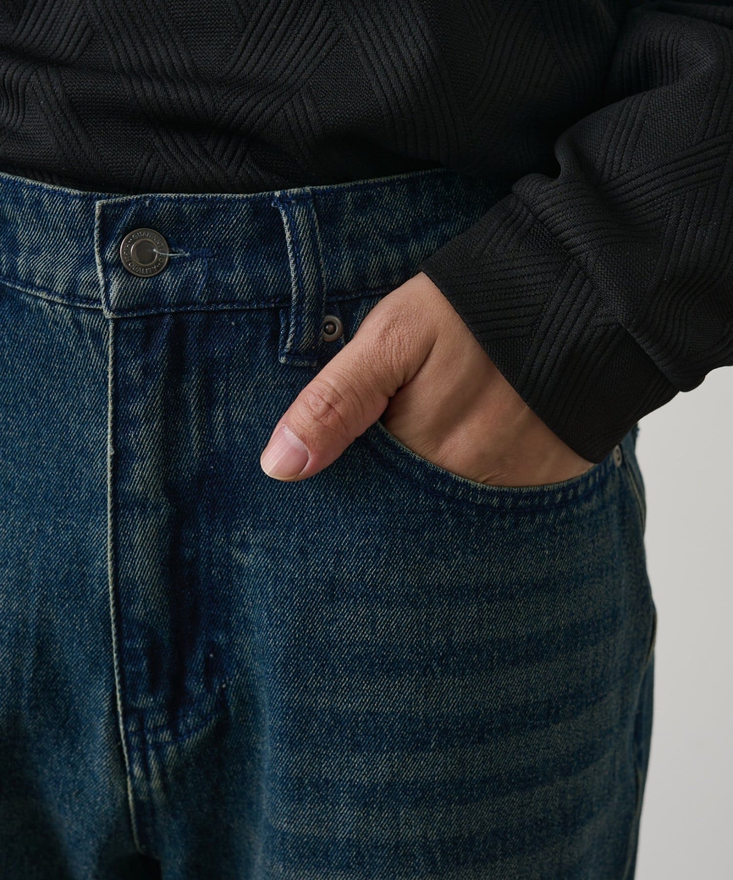 COLONY 2139(コロニー トゥーワンスリーナイン) 【セットアップ対応】セミフレアウォッシュドデニムパンツ