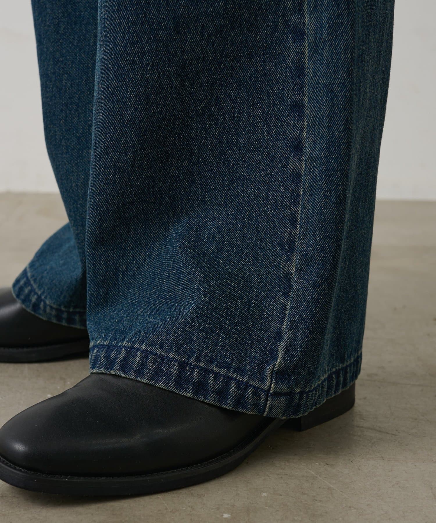 COLONY 2139(コロニー トゥーワンスリーナイン) 【セットアップ対応】セミフレアウォッシュドデニムパンツ