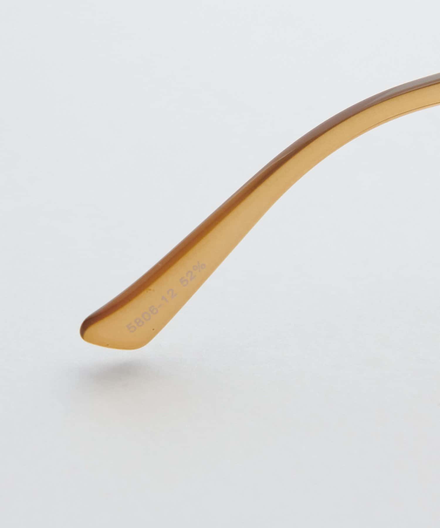 DISCOAT(ディスコート) リベット付きスクエアフレームサングラス