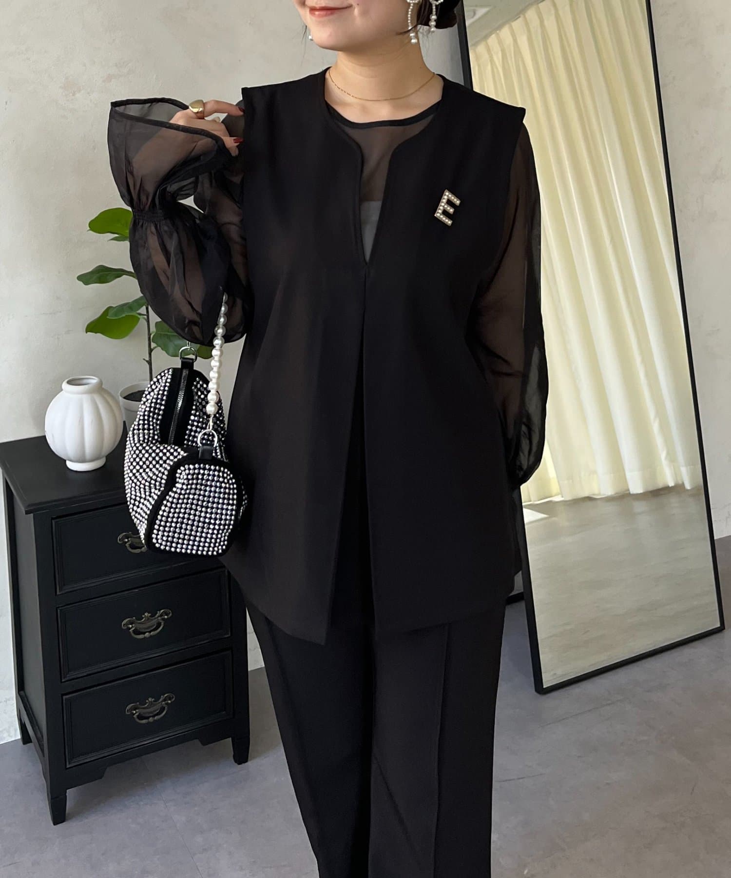 prose verse(プロズヴェール) 【3点セット】Vネックベストセットアップ